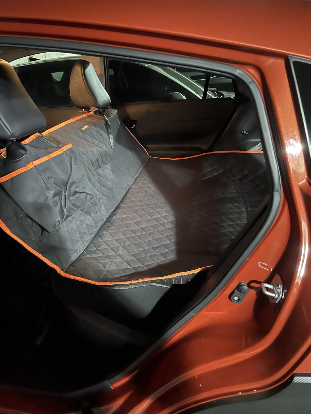 iBuddy Cargo Liner for Dogs Waterproof Pet Cargo Covers for SUV with Bumper Flap Protection Heavy Duty Nonslip Dog Trunk Cargo Protector Washable Dog Seat Cover for Universal and Large Size SUVs customer photo 2