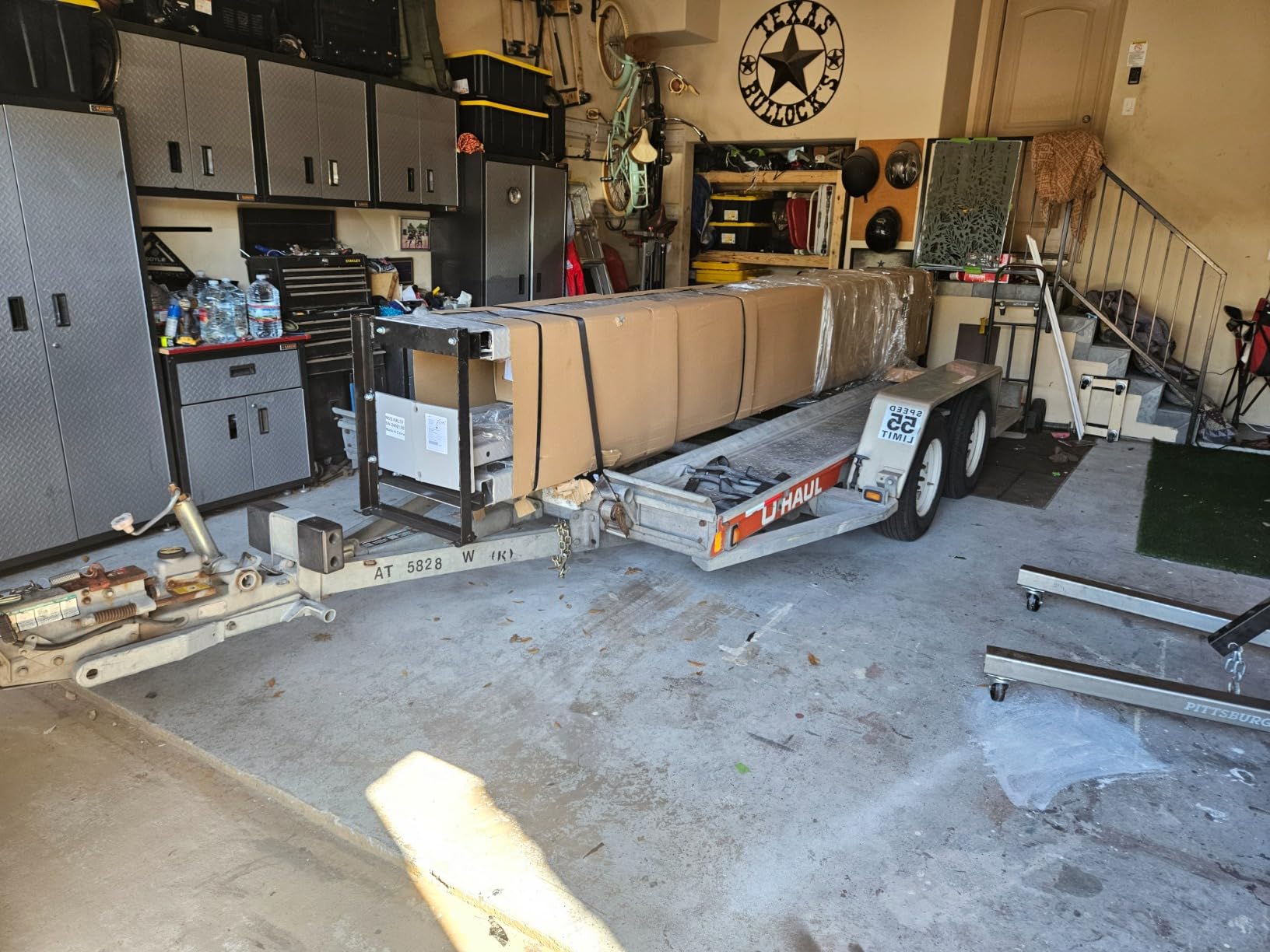 TRIUMPH NSS8TL 8000Lbs Taller Longer 4 Post Storage Service Car Auto Lift Truck Hoist customer photo 2