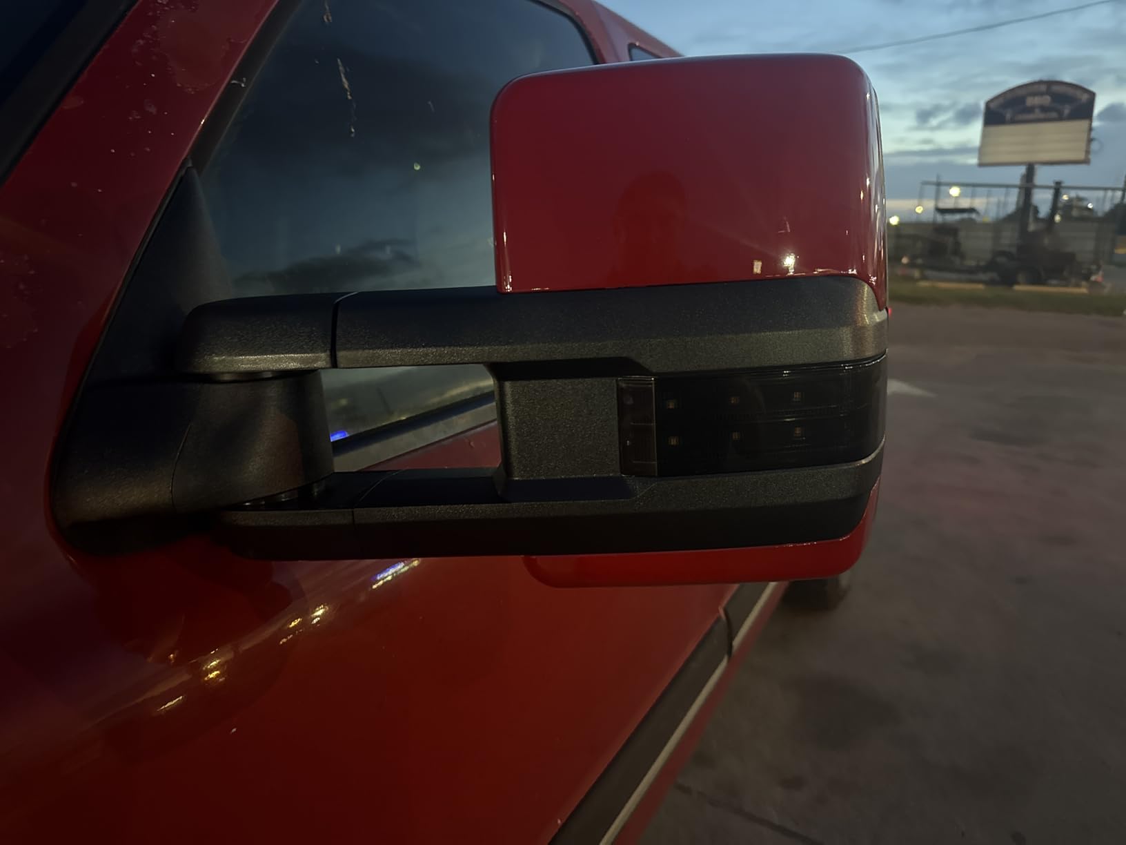 HF autoparts Towing Mirrors Compatible with 2003-2007 Chevy Silverado, GMC Sierra Tow Mirrors, Pair Power Heated with Turn Signal Light Backup Lamp Extendable Pair Set customer photo 1