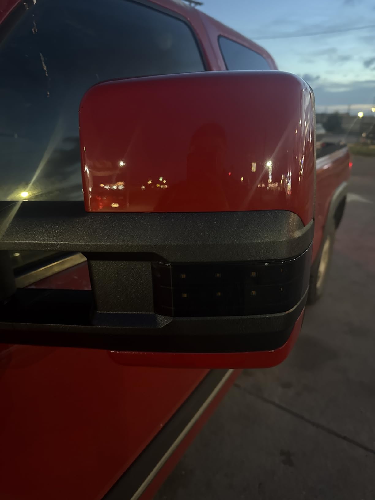 HF autoparts Towing Mirrors Compatible with 2003-2007 Chevy Silverado, GMC Sierra Tow Mirrors, Pair Power Heated with Turn Signal Light Backup Lamp Extendable Pair Set customer photo 2