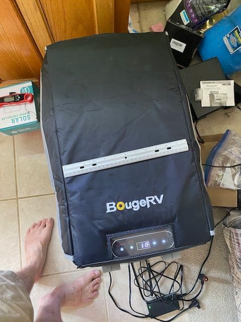 BougeRV 12V Portable Refrigerator Fridge Freezer Portable Car Fridge 53 Quart Electric Cooler 12V/24V DC 110~240 V AC for RV Truck Jeep Pickup SUV Van Boat Camping Tailgating Road Trip Outdoor Travel customer photo 1