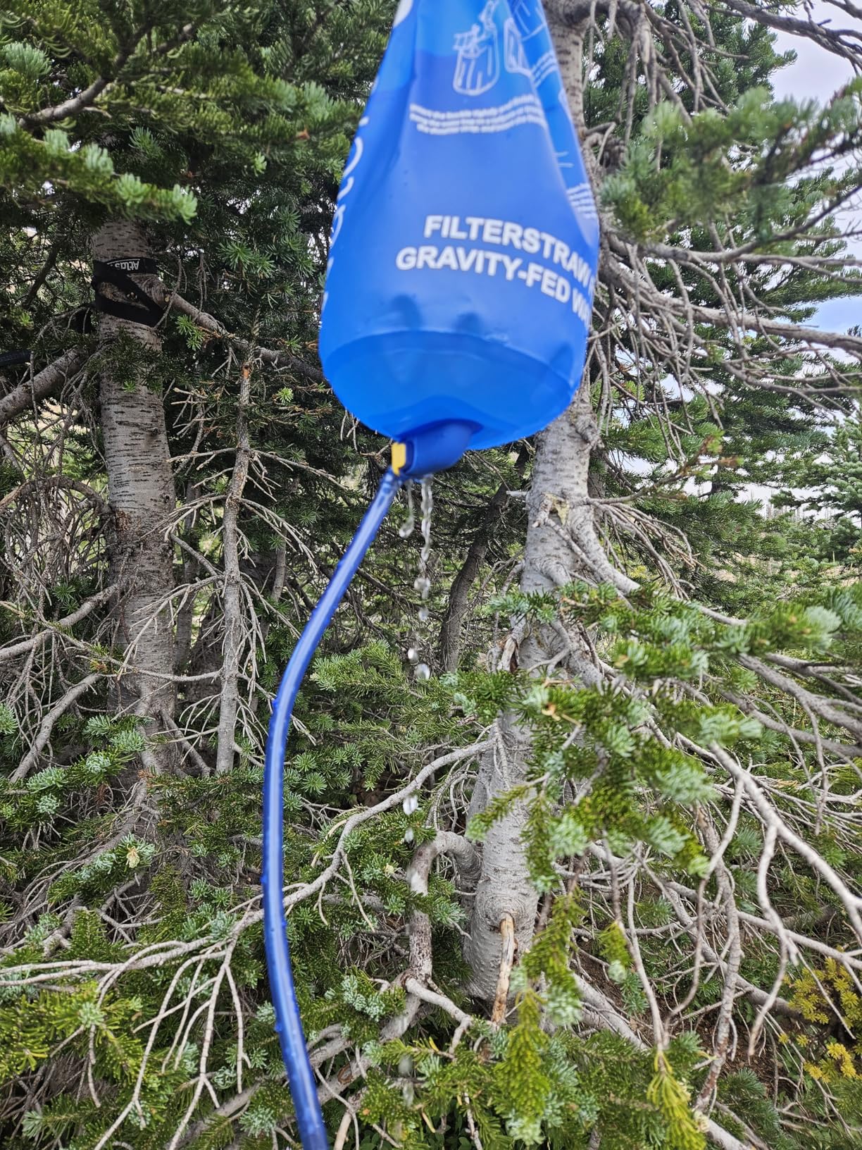 Waterdrop Gravity Water Filter Straw, Camping Water Filtration System, Water Purifier Survival for Travel, Backpacking and Emergency Preparedness, 1.5 gal Bag, 5 Stage Filtration, Pack of 1 customer photo 1