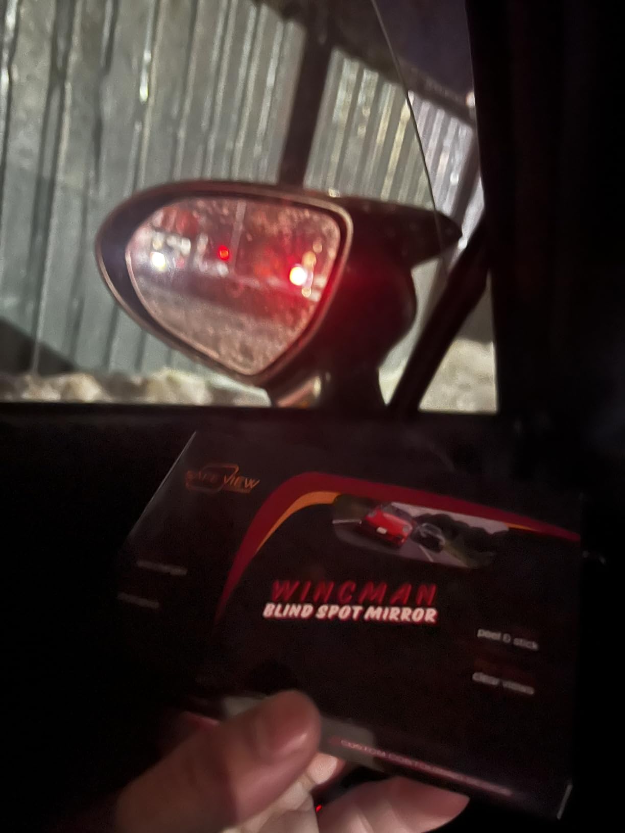 Superfan Blind Spot Mirrors for Cars by Safe View Company - Real Convex Glass for Clear Wide Angle Vision - Safer Lane Changes, Easy Stick-On, Weatherproof & Long Lasting Durability customer photo 2