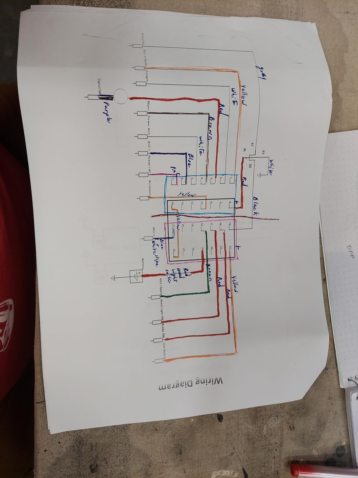 12 Circuit Wiring Harness Universal Wire Harness Automotive Fuses Wiring Harness Kit, Compatible with Chevy Ford Chrysler Mopar Muscle Car customer photo 1