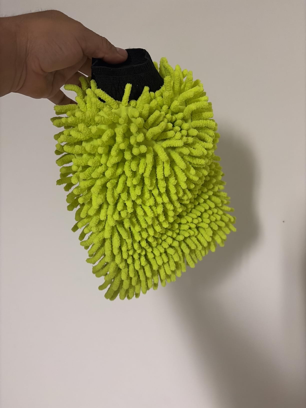 AIDEA Car Wash Mitt Microfiber, 2PK Scratch Free Lint-Free, Premium Chenille Microfiber Mitt Car Wash Brush, Green, Regular Size 7.12''X10.14'' customer photo 1