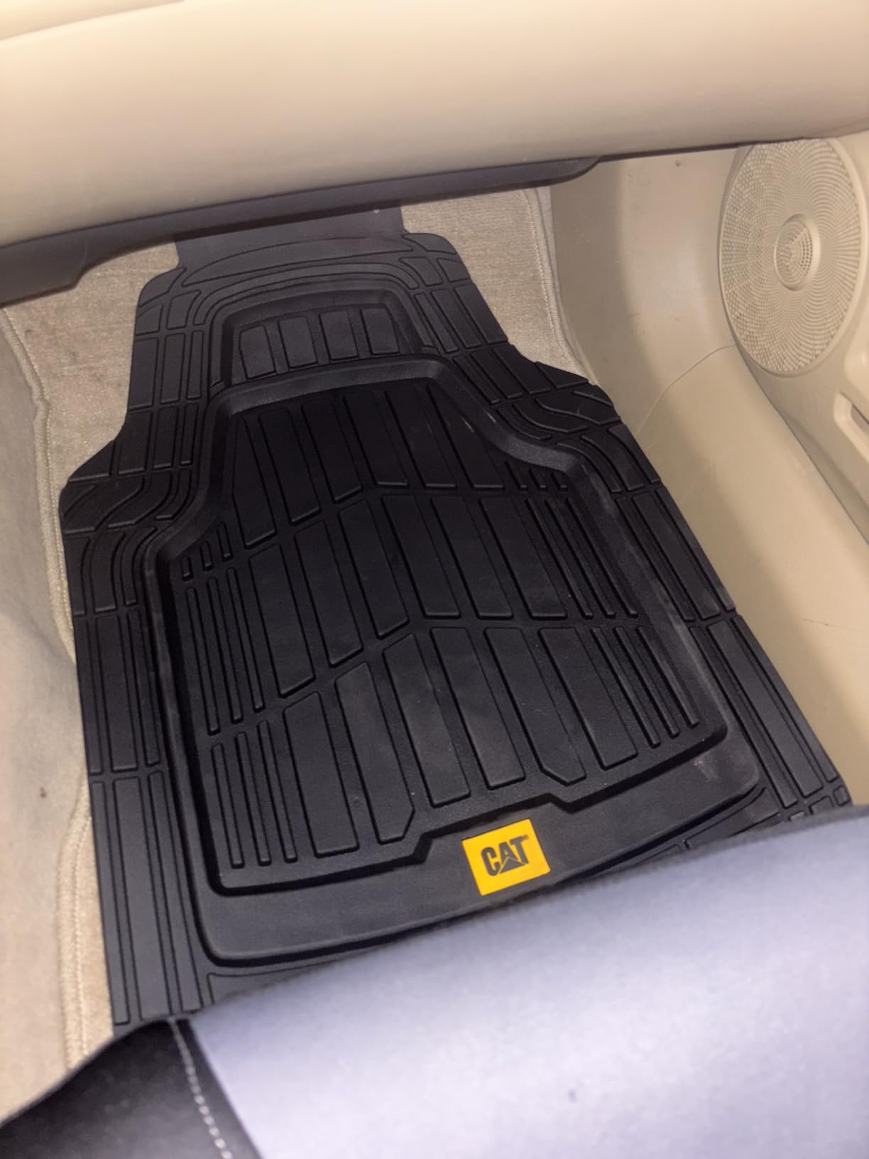 CAT ToughRide Heavy-Duty 4 Piece Black Floor Mats for Cars - Trim to Fit All-Weather Rubber Car Mats Full Set - Truck Mats & Cars Floor Mats - Interior Accessories for SUVs & Car Rug Protection customer photo 2