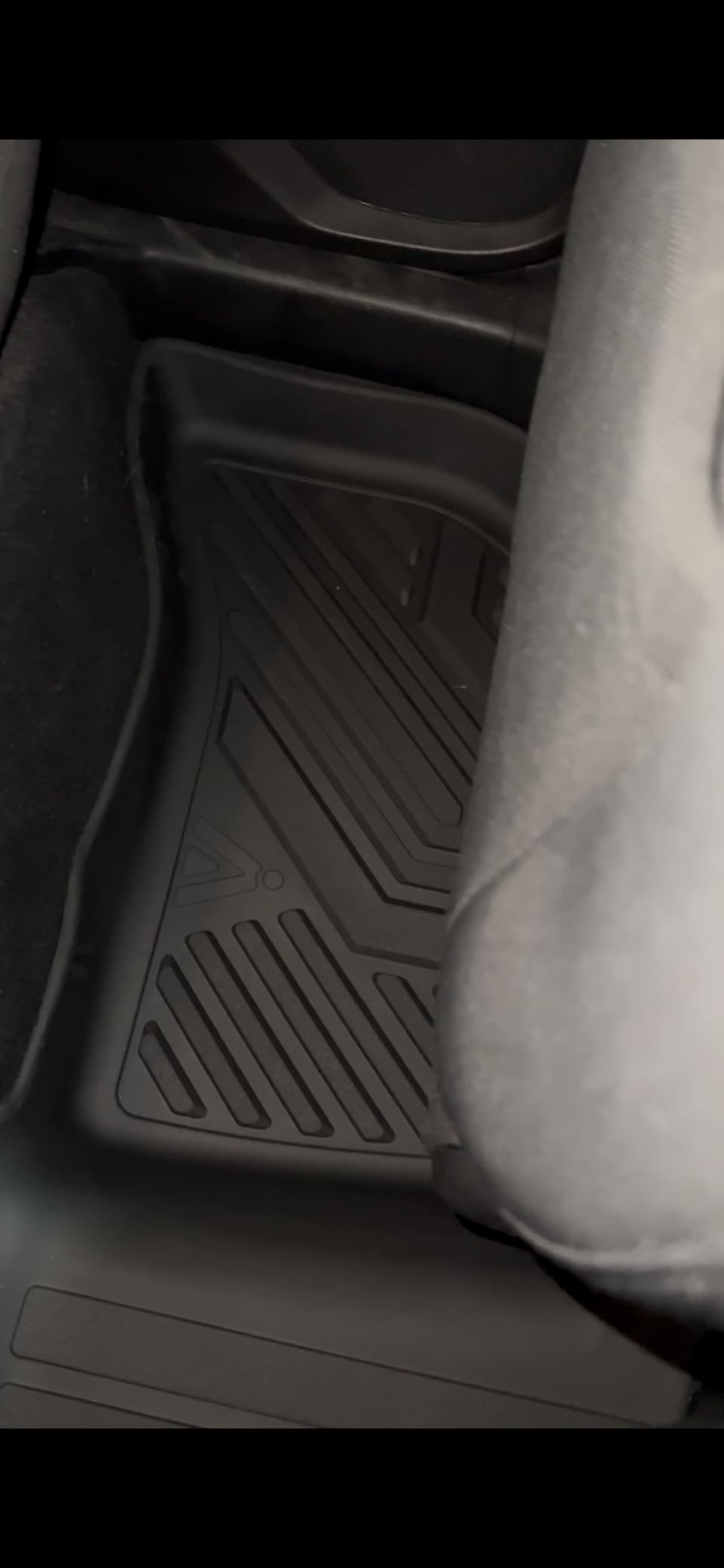 Floor Mats 2019-2026 for Chevy Silverado/GMC Sierra 1500, 2020-2026 2500 HD/3500 HD, Crew Cab Only(Fit with Rear Under-Seat Storage, But Not Fit 2nd Row Plastic Storage) All Weather TPE Mats customer photo 1