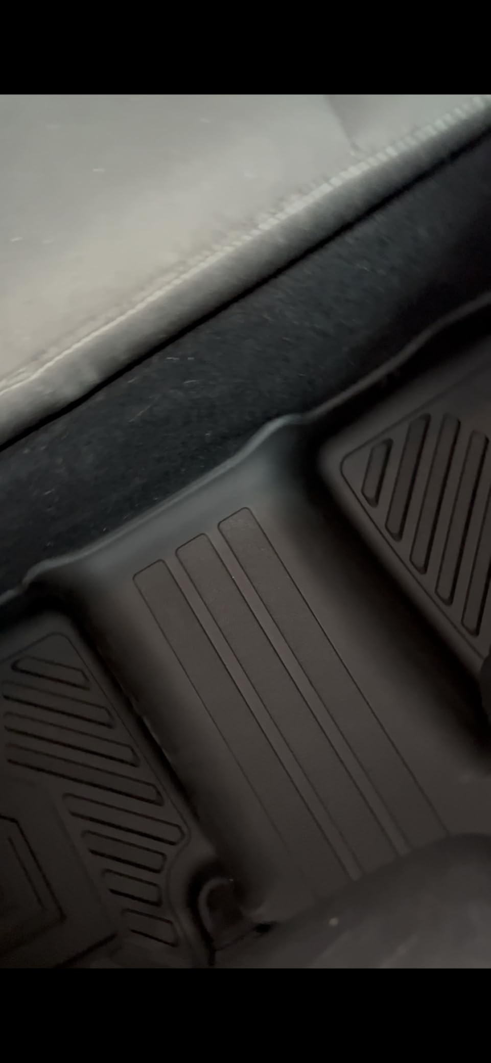Floor Mats 2019-2026 for Chevy Silverado/GMC Sierra 1500, 2020-2026 2500 HD/3500 HD, Crew Cab Only(Fit with Rear Under-Seat Storage, But Not Fit 2nd Row Plastic Storage) All Weather TPE Mats customer photo 2