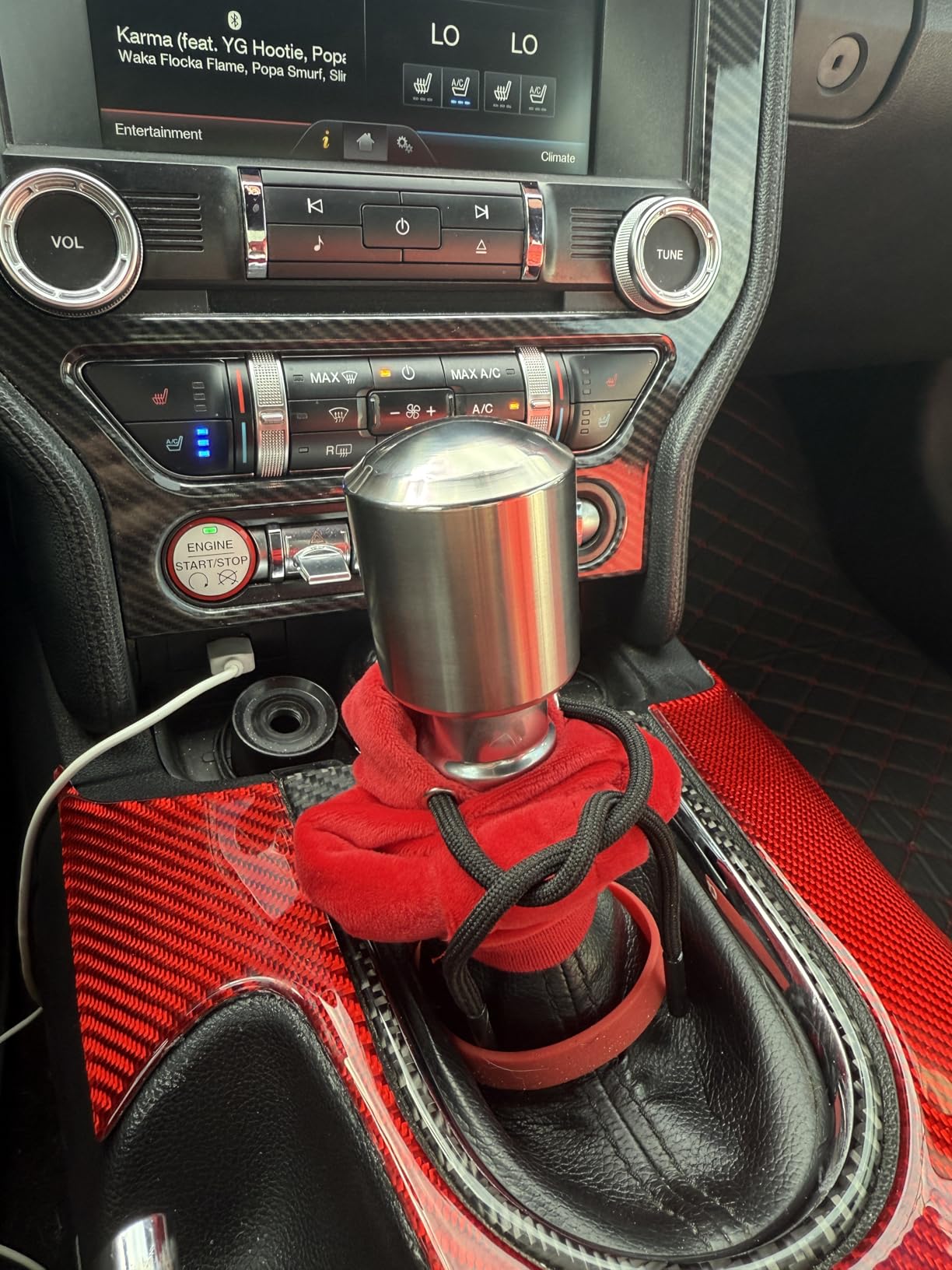 DEWHEL Stainless Steel 1.29LB Heavy Weighted Manual Shifter Gear Shift Knob M12X1.25 customer photo 1