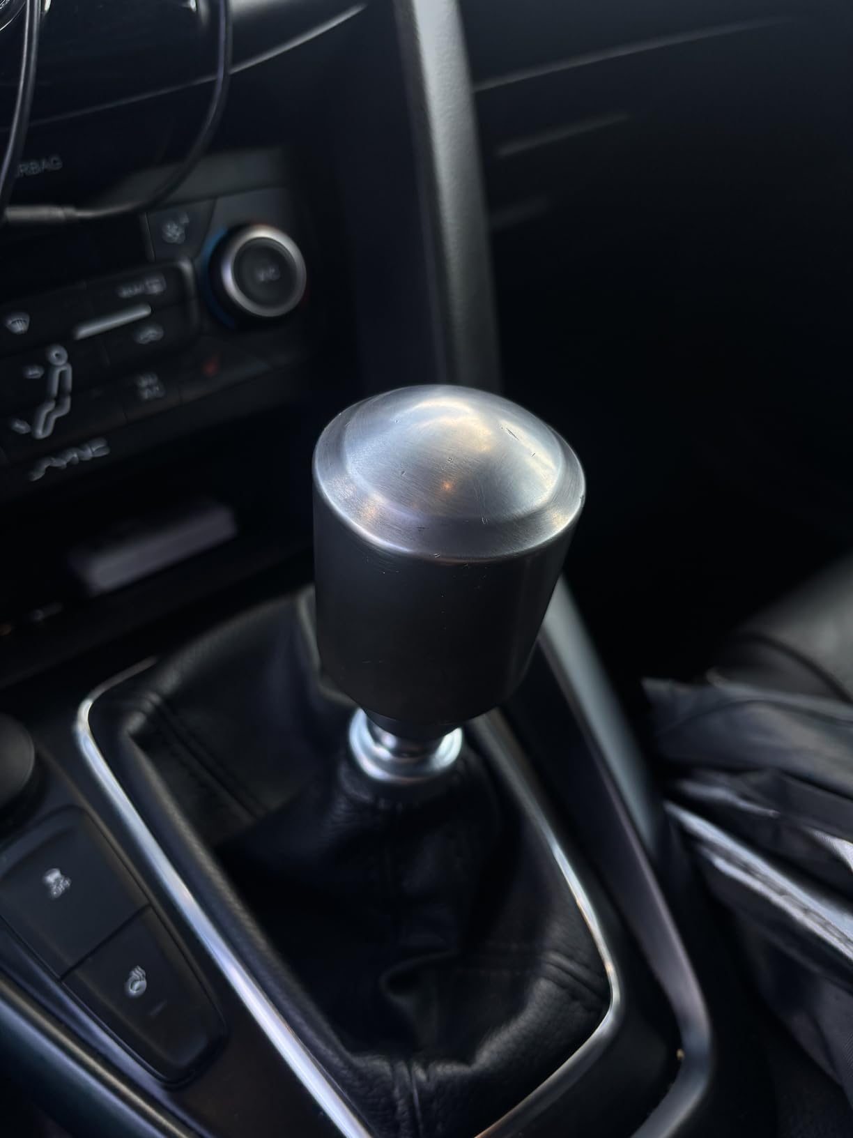 DEWHEL Stainless Steel 1.29LB Heavy Weighted Manual Shifter Gear Shift Knob M12X1.25 customer photo 2