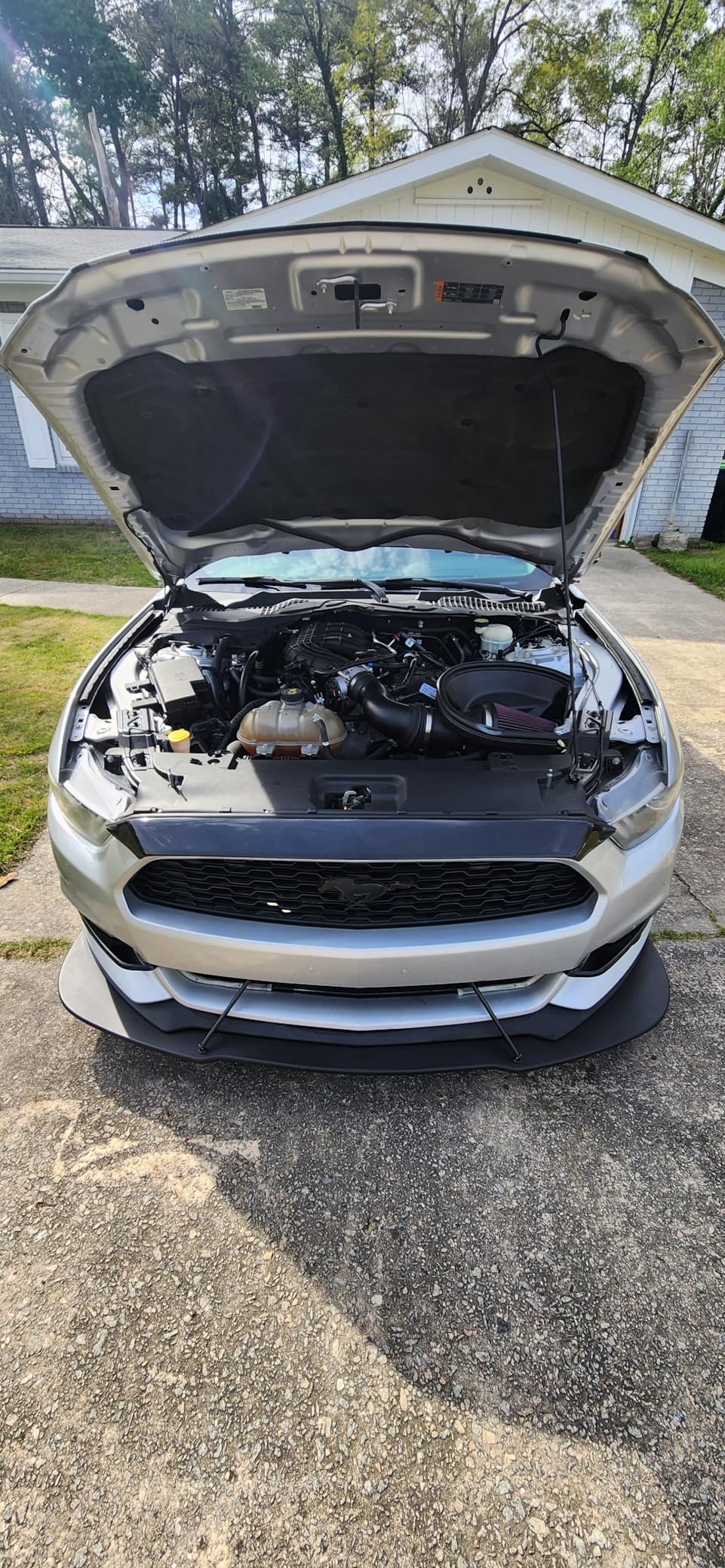 PIT66 Universal Valance V2 PU Front Bumper Lip Flat Splitter Lip Plate Under Panel Diffuser Chin Spoiler 67