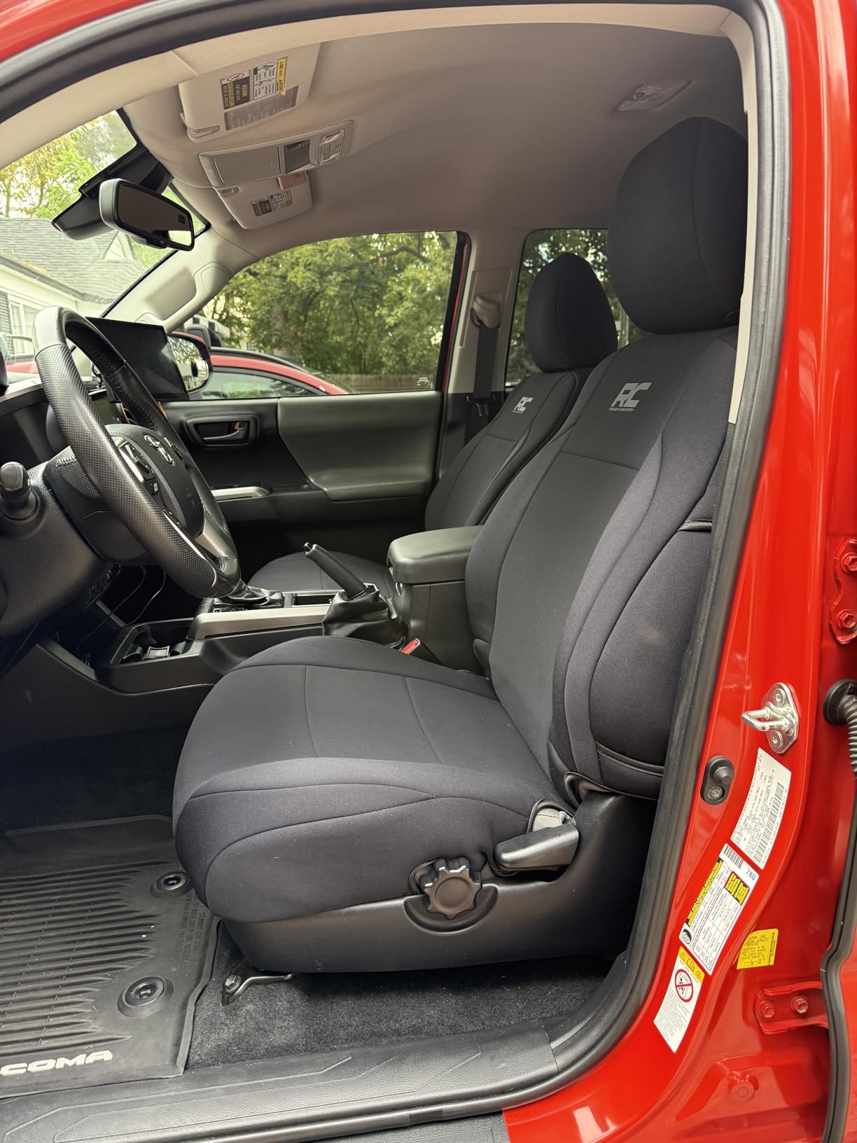 Rough Country Neoprene Seat Covers for Toyota Tacoma (2016-2023) - Waterproof, UV Resistant, Foam Padded Front & Rear Set customer photo 2