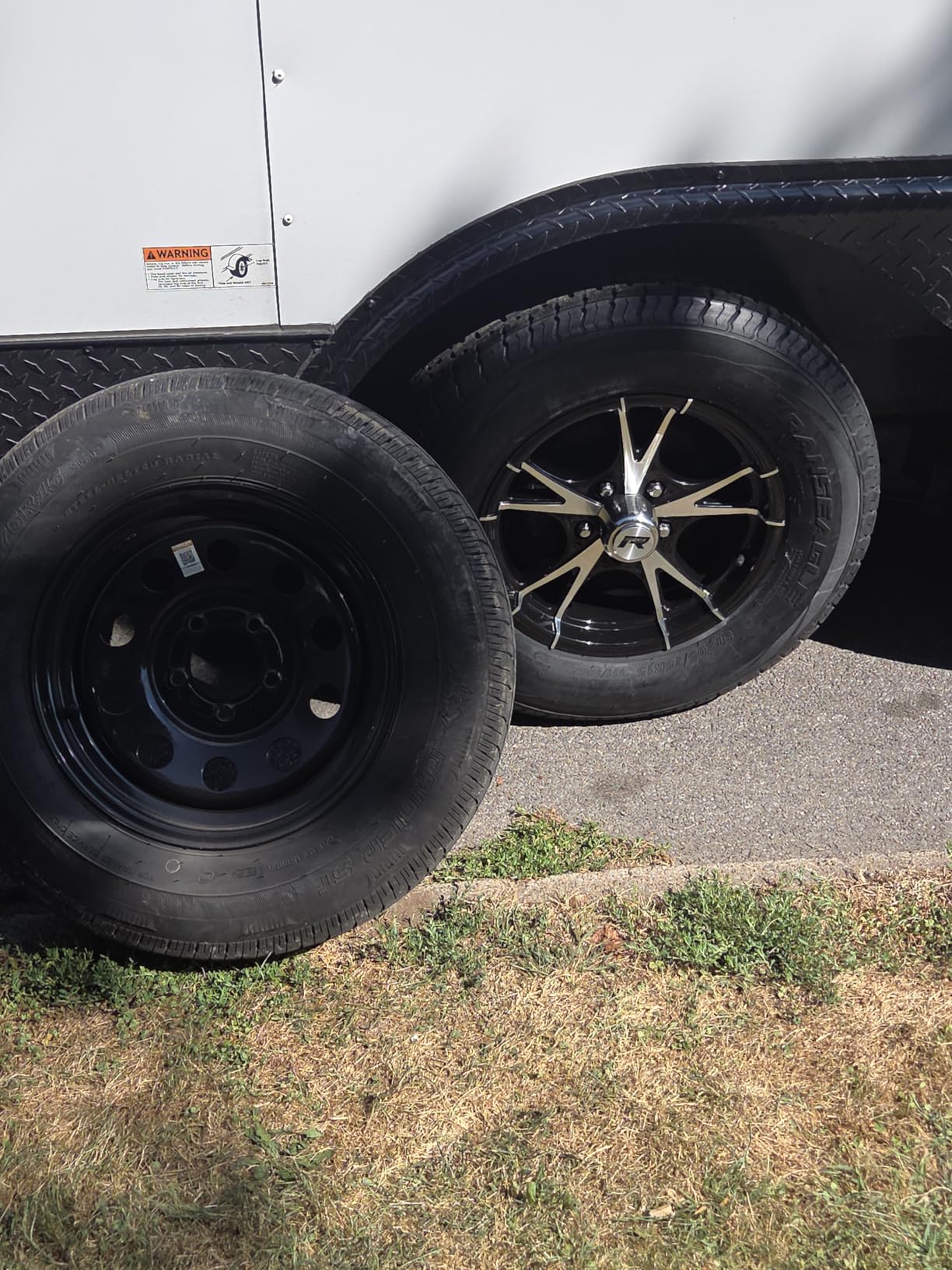 Set of 4 (FOUR) Transeagle ST Radial II Premium Trailer Radial Tires-ST205/75R15 205/75/15 205/75-15 111/106L Load Range E LRE 10-Ply BSW Black Side Wall customer photo 1
