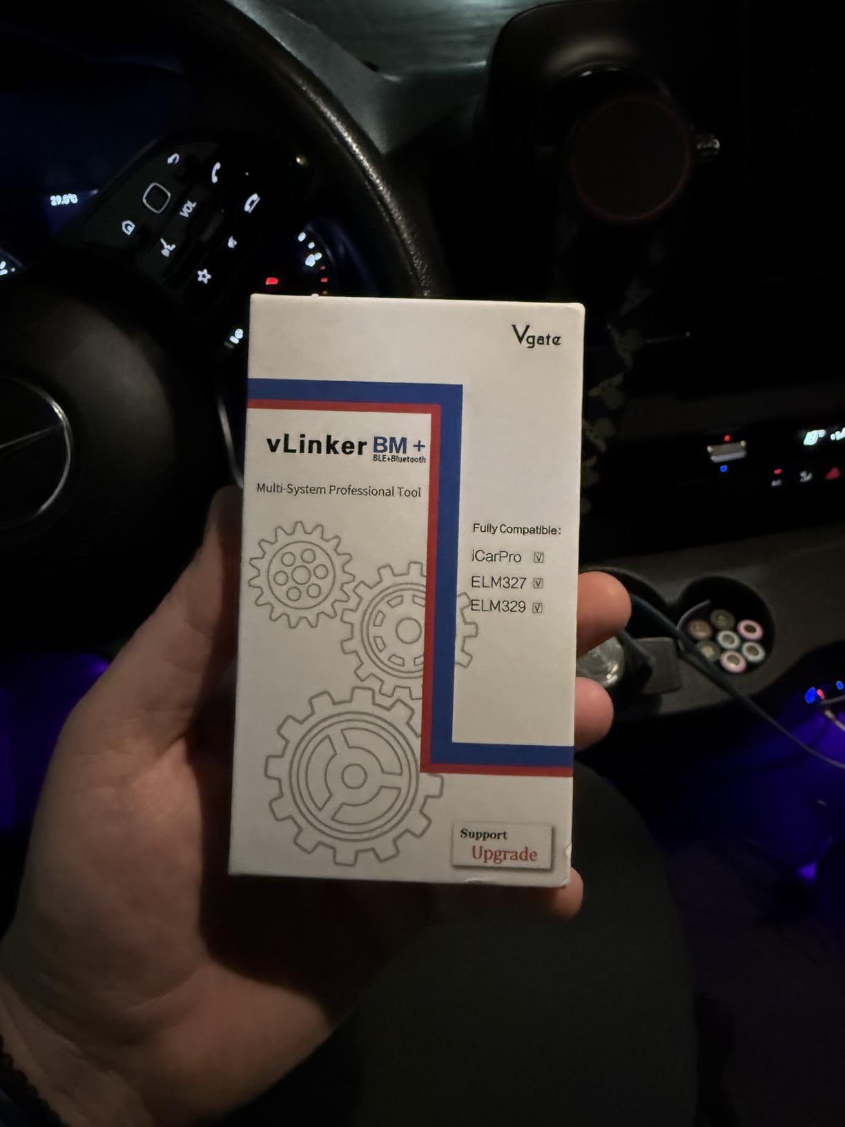 Vgate vLinker BM+ OBD2 Bluetooth Scanner for BMW/Mini BimmerCode, Car Code Reader for iOS, Android, and Windows customer photo 2