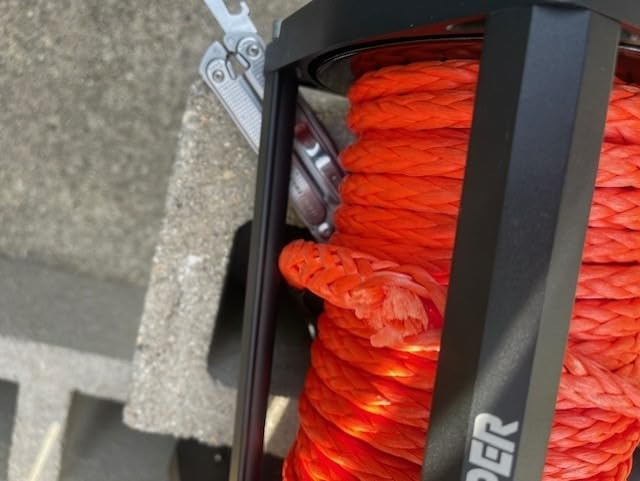 ZESUPER 9500 lb Load Capacity Electric Winch, 12V Waterproof IP68 Winch with Wireless Handheld Remotes, Wired Switch, Hawse Fairlead, 80ft Synthetic Rope customer photo 1