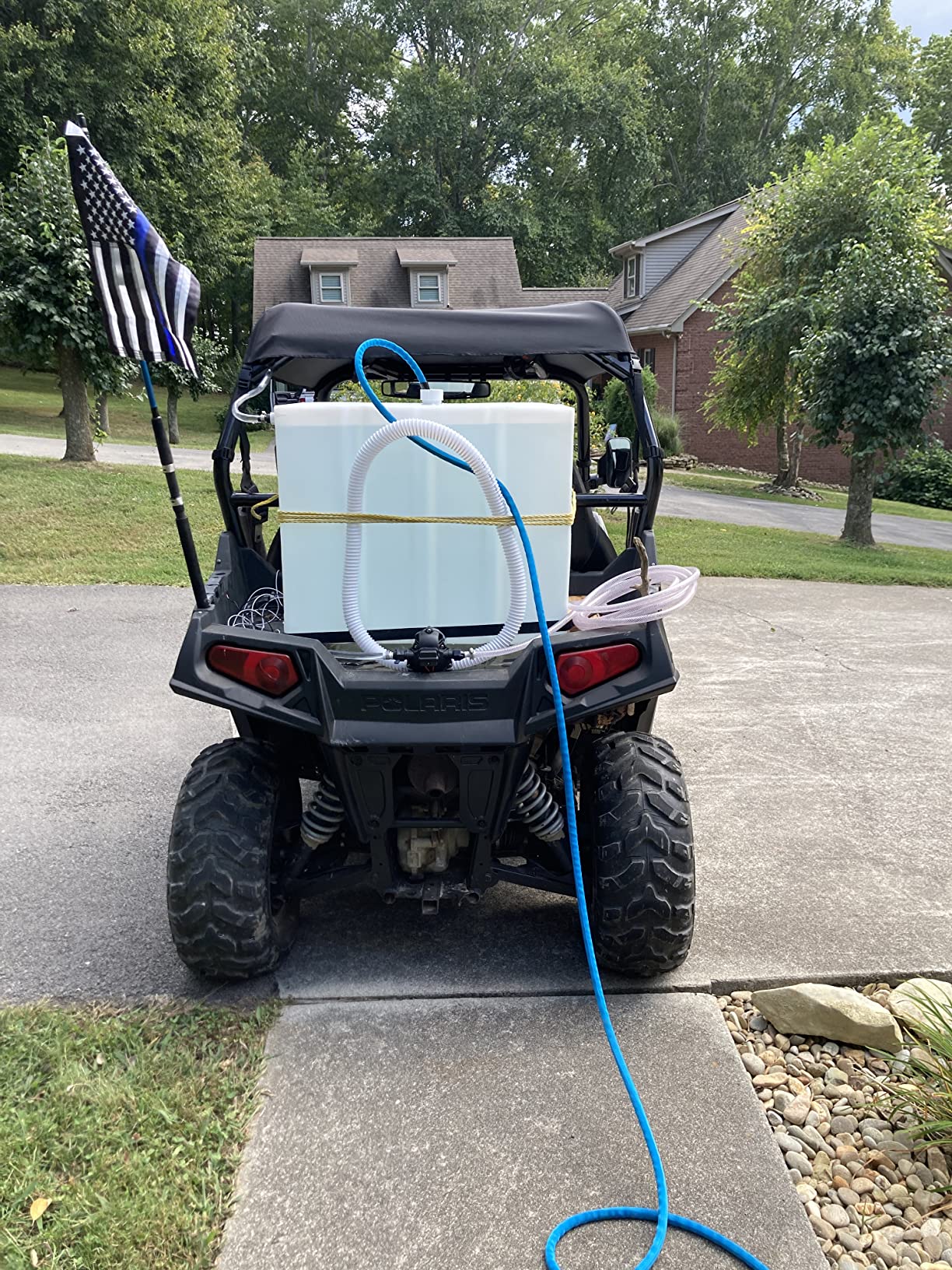 classAcustoms | 42 Gallon RV Concession Fresh Water Tank with Plumbing Kit & 12 Volt Water Pump | T-4200-BPK-PUMP customer photo 1