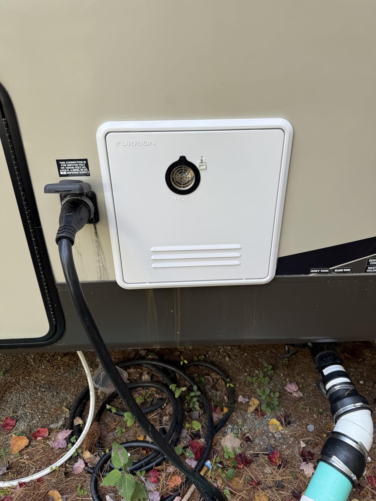 Furrion RV Tankless Gas 60,000 BTU Water Heater - 16.14