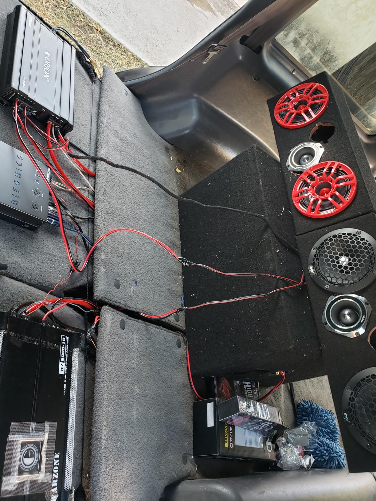 Orion Cobalt Series CBA2000.4 High Efficiency 4-Channel Class A/B Amplifier for Car Audio Stereo - 2000W Max, 300W RMS, 2/4 Ohm Stable, Adjustable Low/High Pass, Bass Boost, MOSFET Power Supply customer photo 1