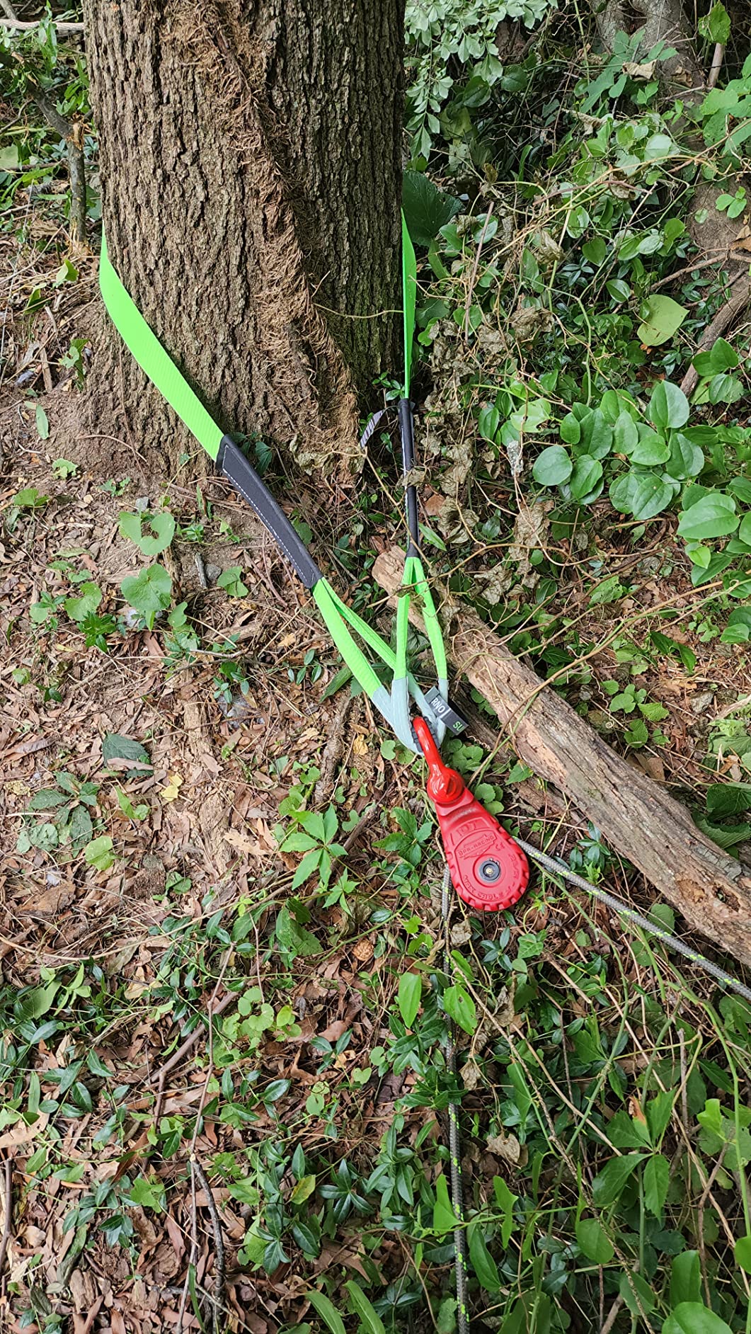 Sunferno Tree Saver Winch Strap 35,000 lbs Certified | Confidently Rig Your Winch Line | 3 inch x 8 Foot | Heavy Duty Emergency Off-Road Towing and Recovery Rope Winching Accessory for 4x4 and Truck customer photo 2