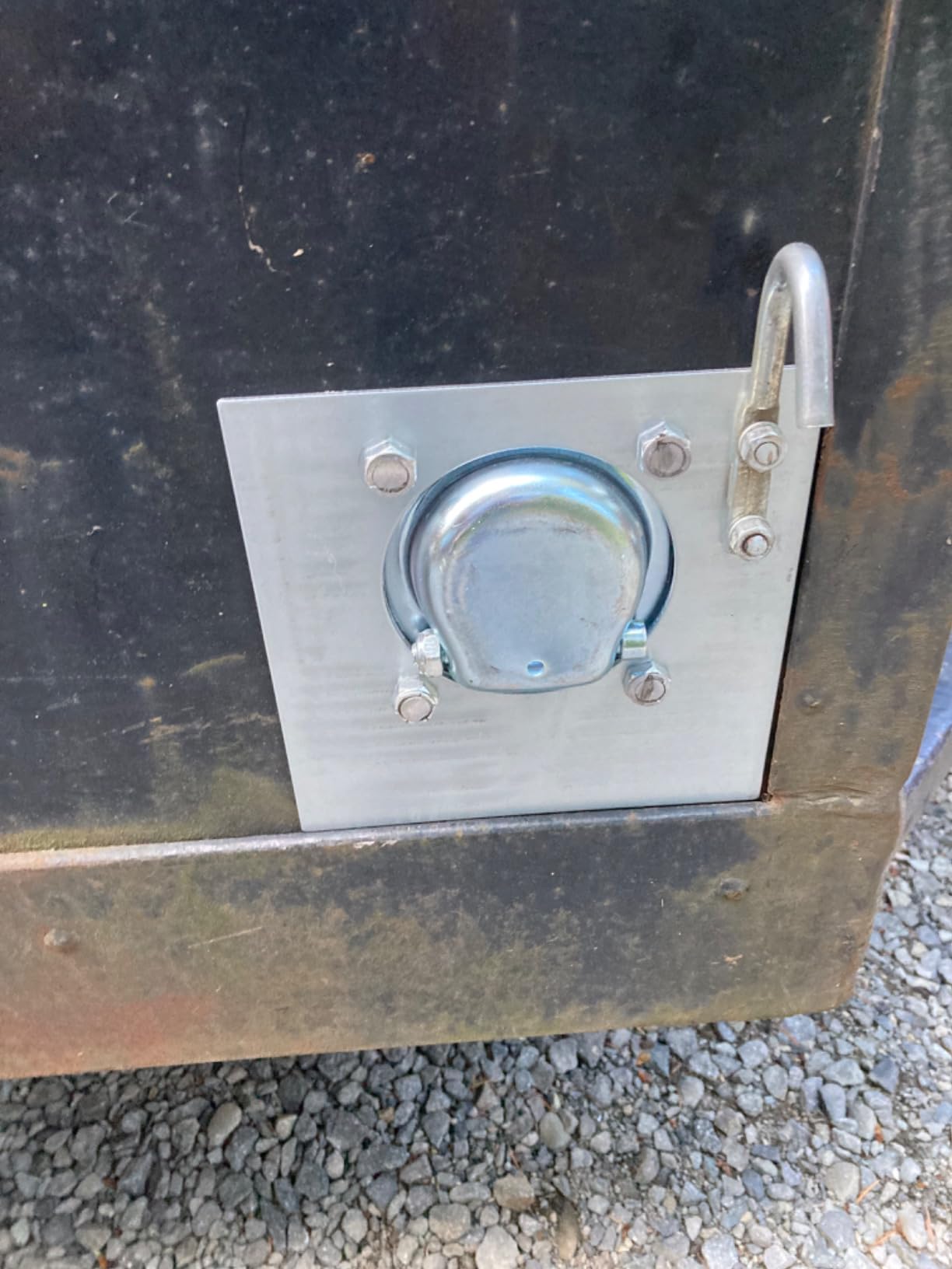 Lonffery 4 Pack Recessed D-Ring Tie Down Anchors (6,000 lb. Capacity), Heavy Duty Kit for Trailer or Deliveries customer photo 1