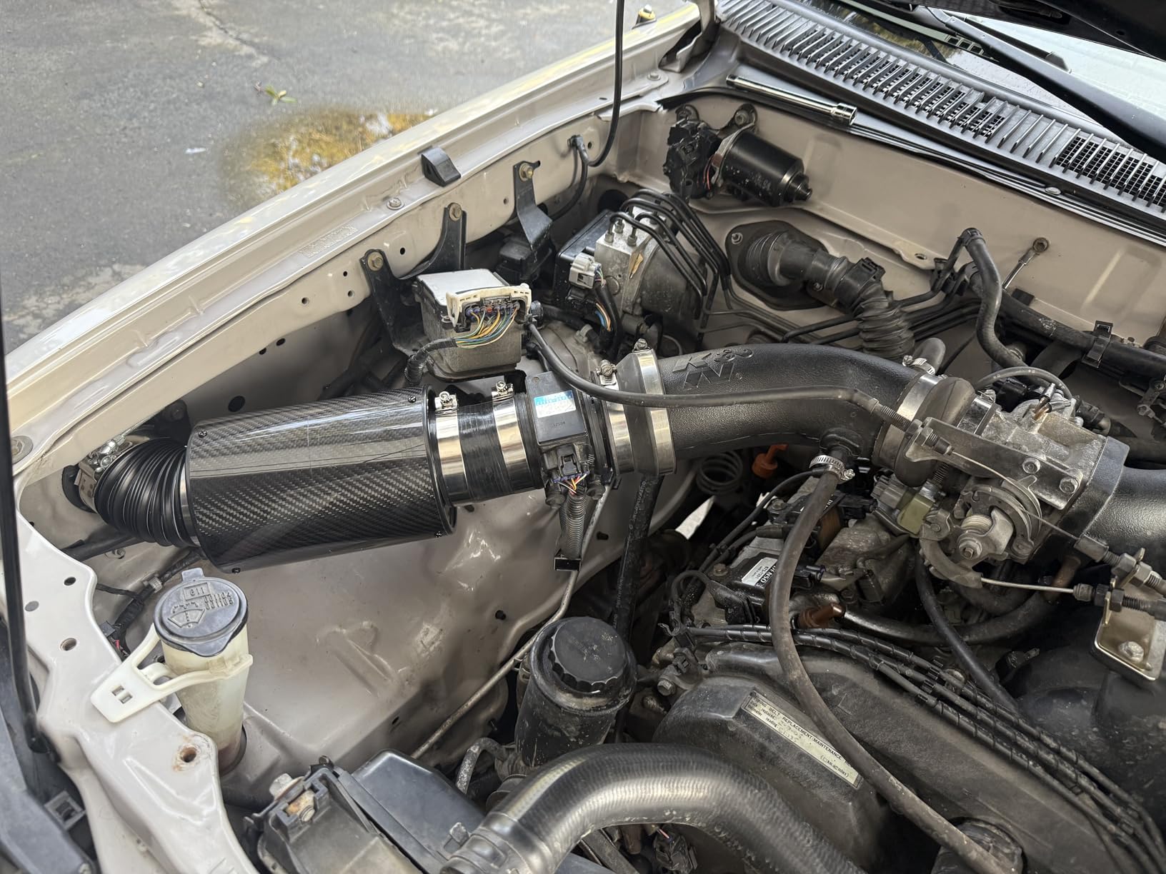 Universal Induction Pipe Hose Kit Intake Air Filter, Universal Car 3