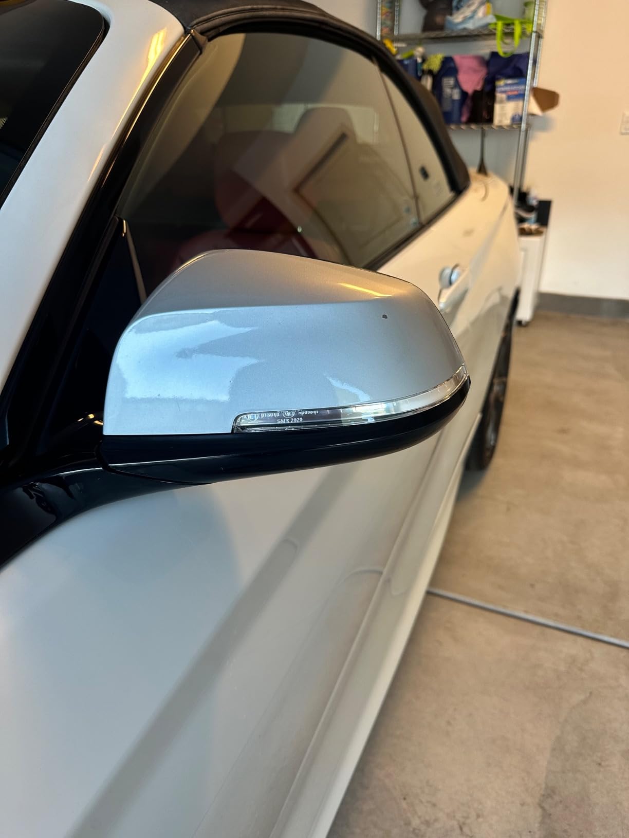 Door Rearview Mirror Cover Cap Replacement for BMW F20 F22 F23 F30 F31 F32 F33 F36 F87 M2 X1 E84 (Carbon Fiber) customer photo 1