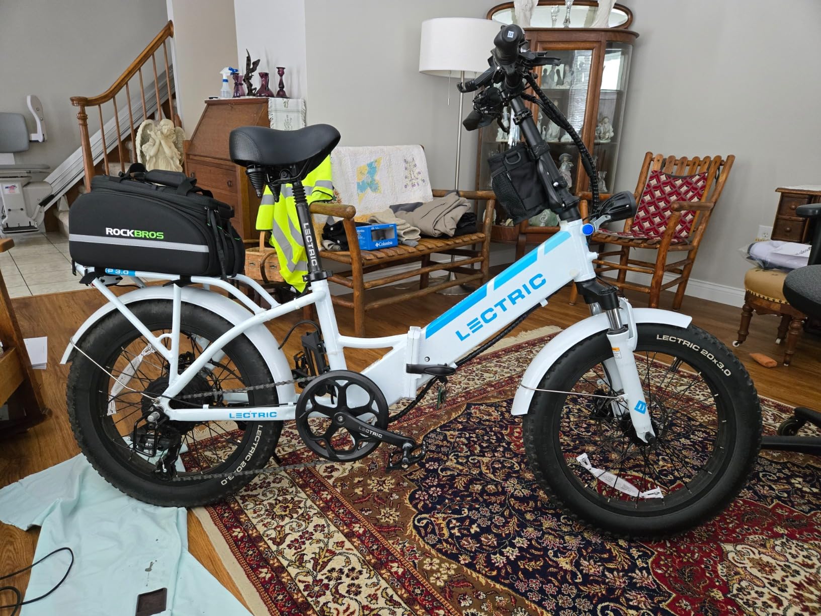 ROCKBROS Bike Trunk Bag 17L-45L Bike Rear Rack Bag Waterproof customer photo 2