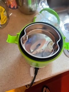 OSBA Mini Rice Cooker, 1L Travel Rice Cooker Small 12V For Car, Cooking For Soup Porridge and Rice, Cooking Heating and Keeping Warm Function (Green) customer photo 2