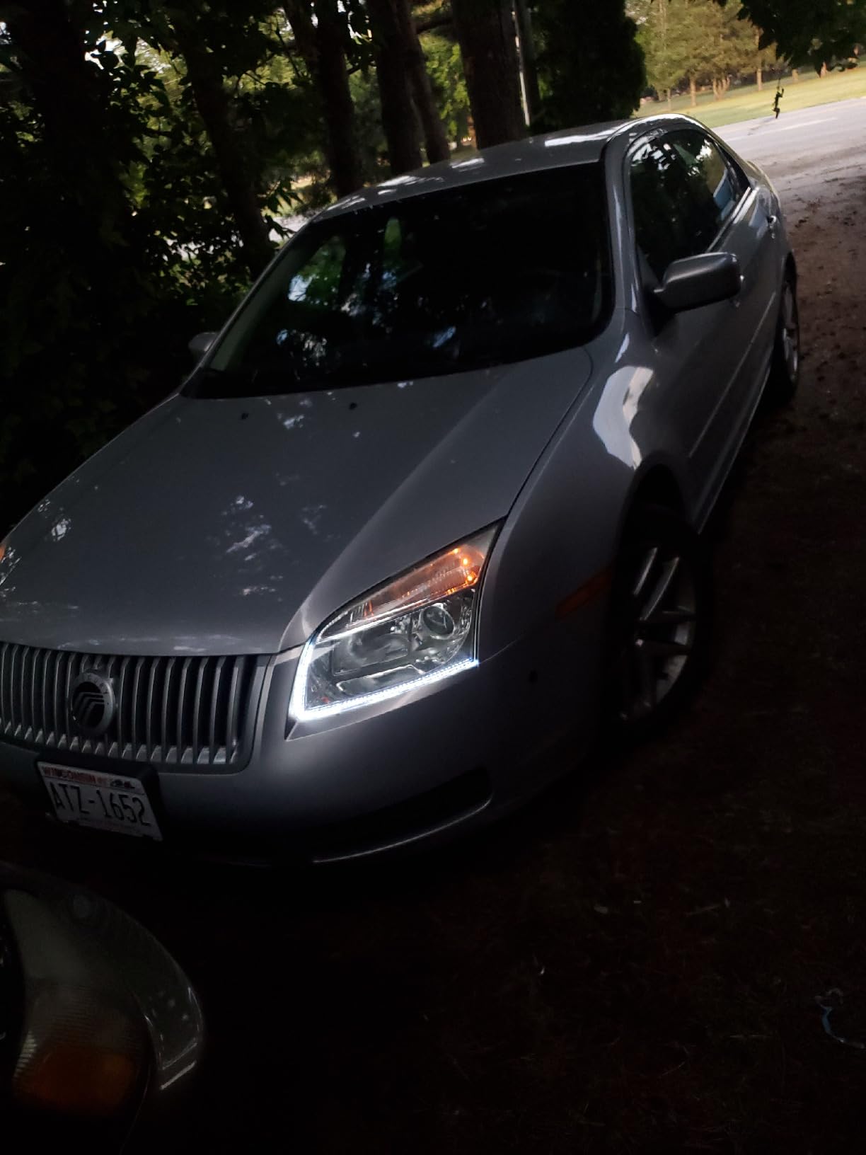 YM E-Bright Led Strip Lights for Cars, SUV, Motorcycle Daytime Running Lights Turn Signal Bulb DRL Sequential Switchback Led Strip Amber/Yellow & White (2Pcs 60CM/24 Inch) customer photo 1