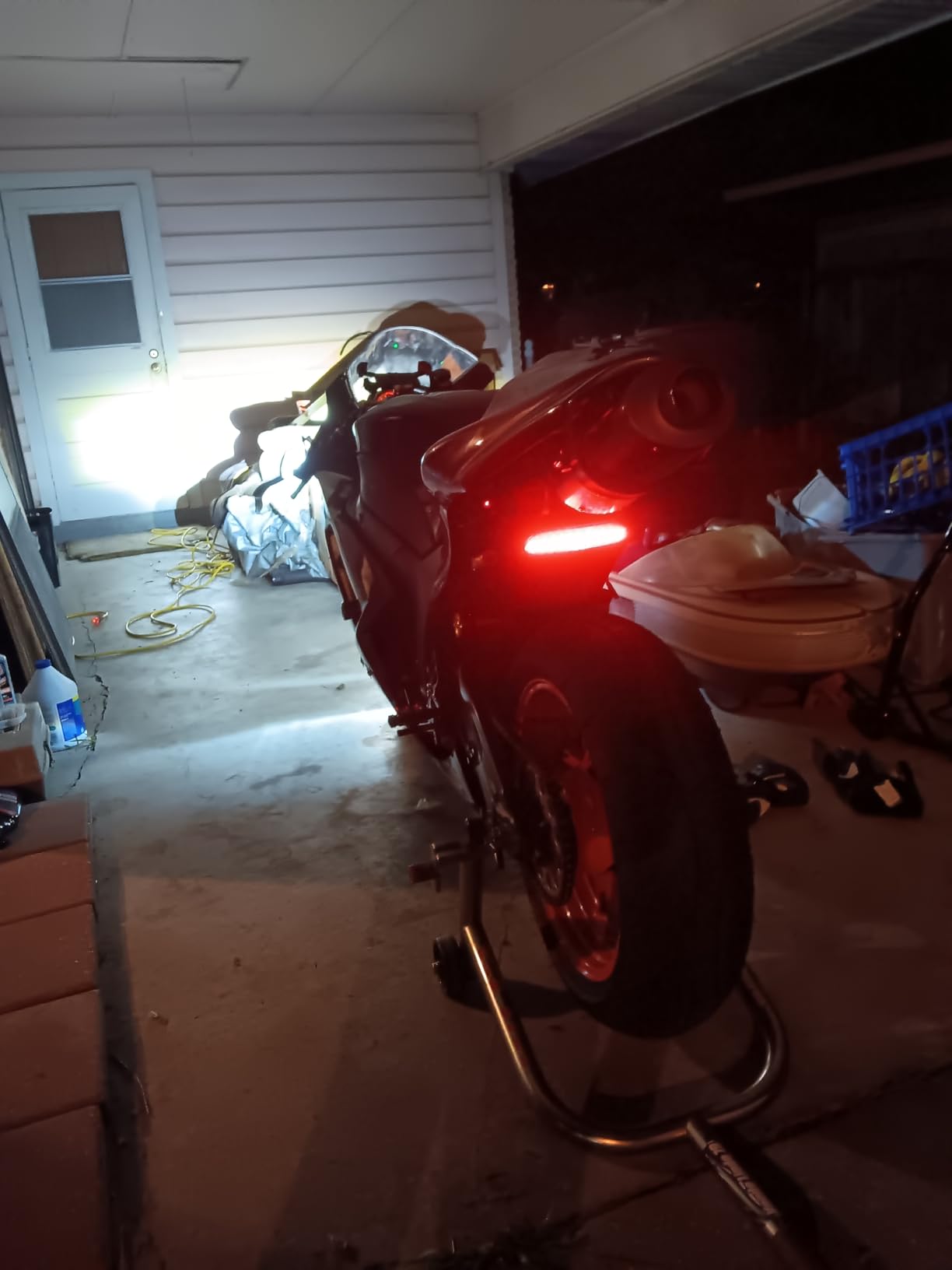 Zmoon Motorcycle LED Driving Fog Lights 60W White and Amber LED Pods Projector Lights 1.3