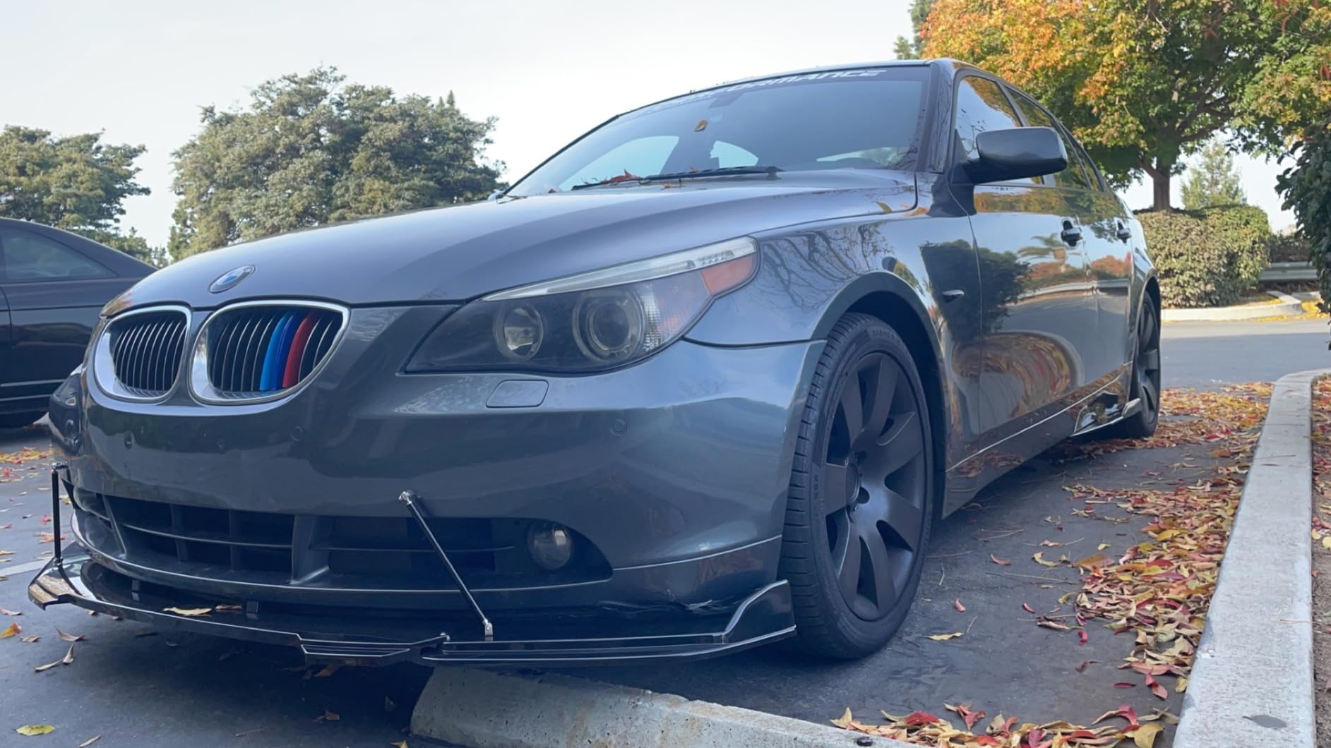 Black Universal Front Bumper Lip Chin Spoiler Body Kit Lightweight Adjustable Front Splitter Protector Fit for Most Car Vehicles customer photo 2