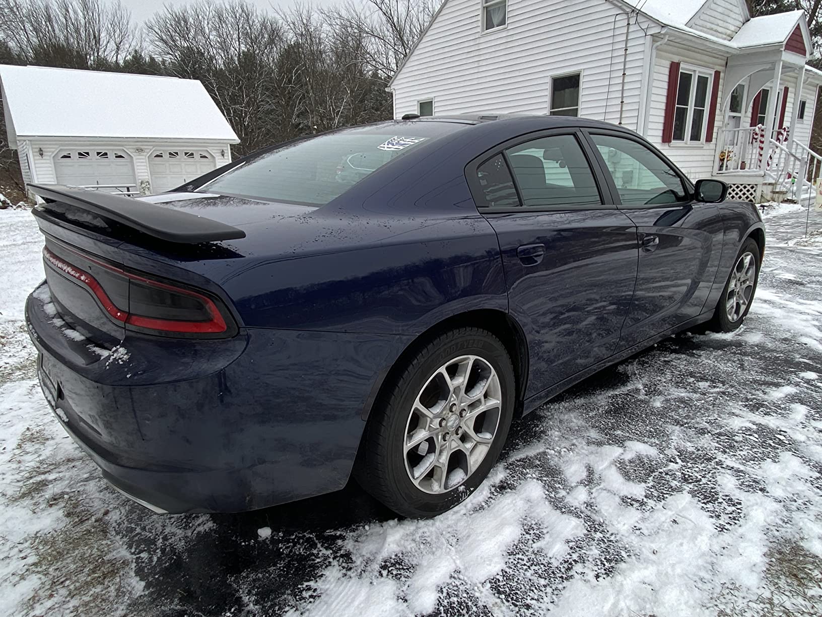 HECASA Rear Trunk Spoiler Wing Compatible with 2011-2023 Dodge Charger 4 Door Matte Black ABS Factory Style customer photo 1