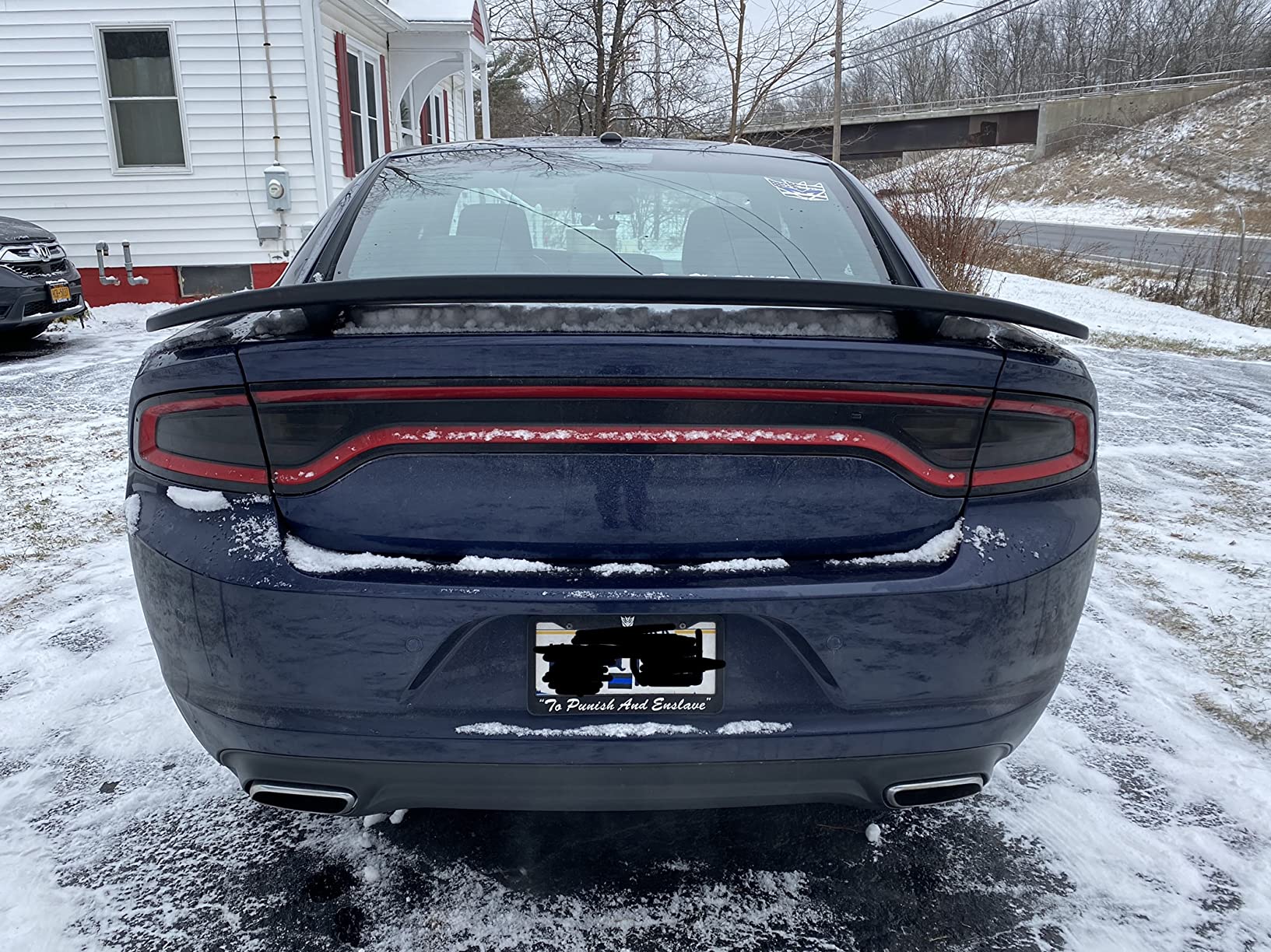 HECASA Rear Trunk Spoiler Wing Compatible with 2011-2023 Dodge Charger 4 Door Matte Black ABS Factory Style customer photo 2