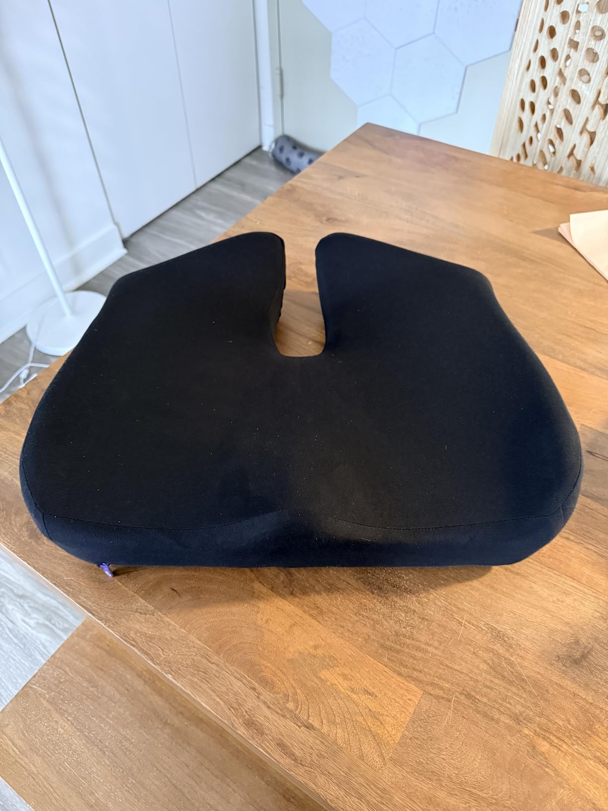Cushion Lab Patented Pressure Relief Seat Cushion for Long Sitting Hours on Office & Home Chair - Extra-Dense Memory Foam for Soft Support. Car Pad for Hip, Tailbone, Coccyx, Sciatica customer photo 2