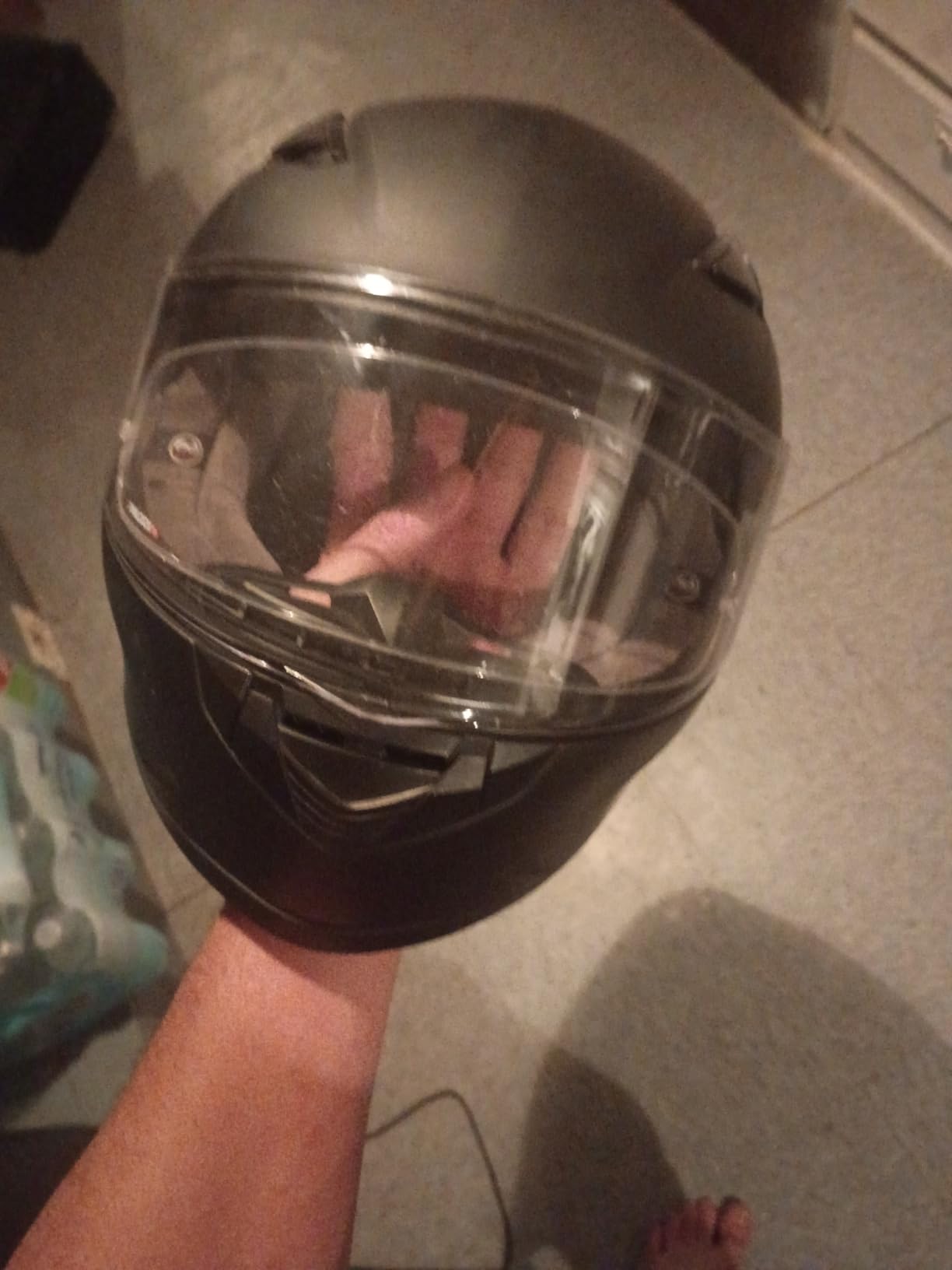 ILM Snowmobile Motorcycle Helmets Full Face with Anti-Fog Pinlock for Cascos para Motos Mens Women Heated Shield Optional DOT Model-129 customer photo 1