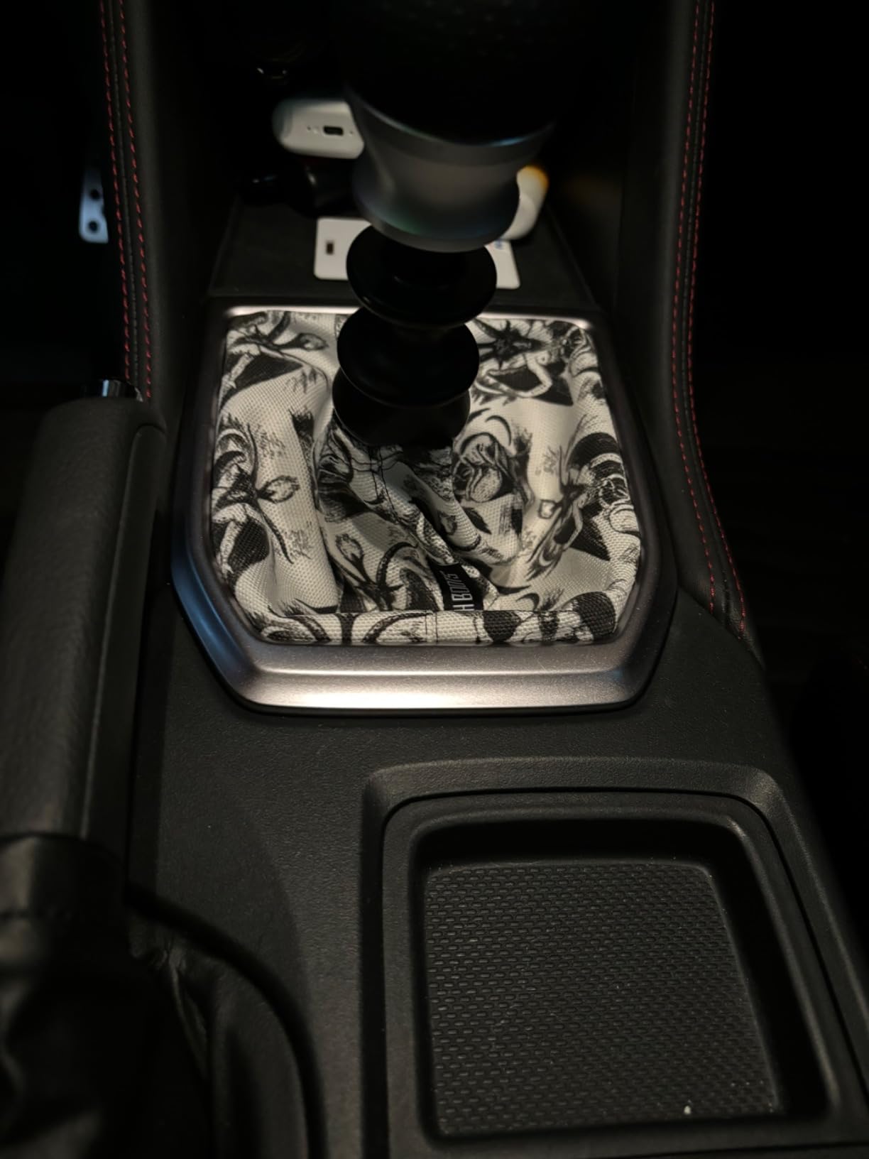 Billetworkz Shifter Stop for 2015-25 Subaru WRX - Made in USA, Red customer photo 1