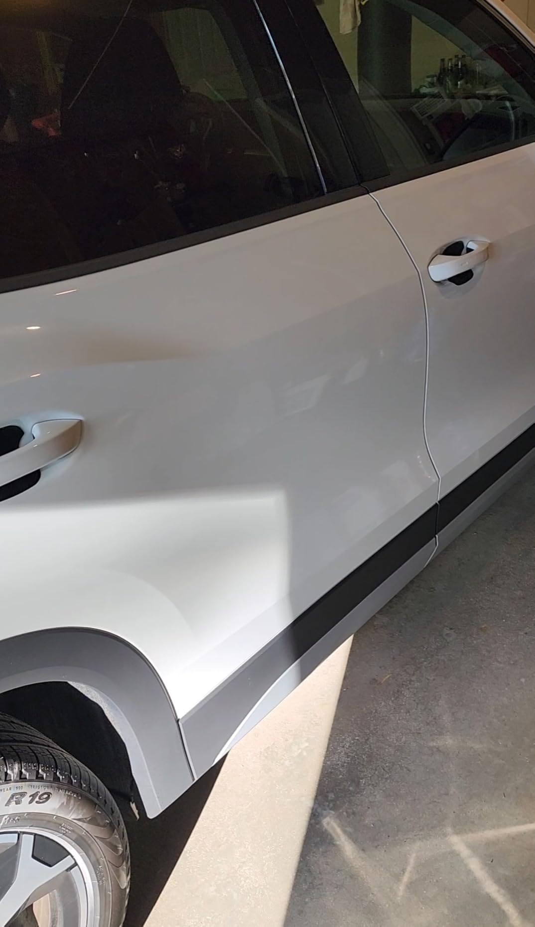 4Pcs Universal 3D Carbon Fiber Car Door Handle Paint Scratch Protector Sticker Auto Door Handle Cups Protective Pad (M) customer photo 1