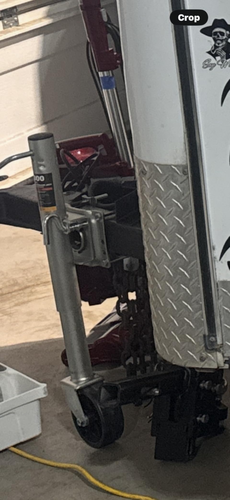 Torin 1000 lbs Trailer Jack with Wheel, Heavy Duty Swivel Boat Trailer Jack Single Whee, 10