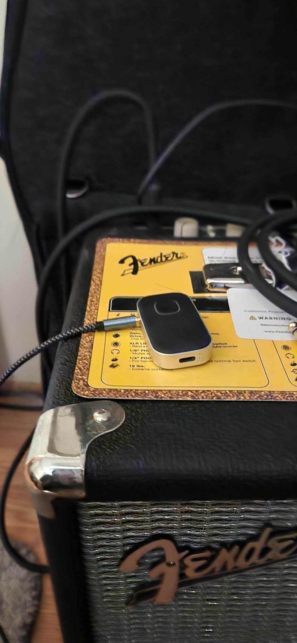 COMSOON Bluetooth Receiver for Car, Noise Cancelling 3.5mm AUX Bluetooth Car Adapter, Wireless Audio Receiver for Home Stereo/Wired Headphones, Hands-Free Call, 16H Battery Life - Black+Silver customer photo 2