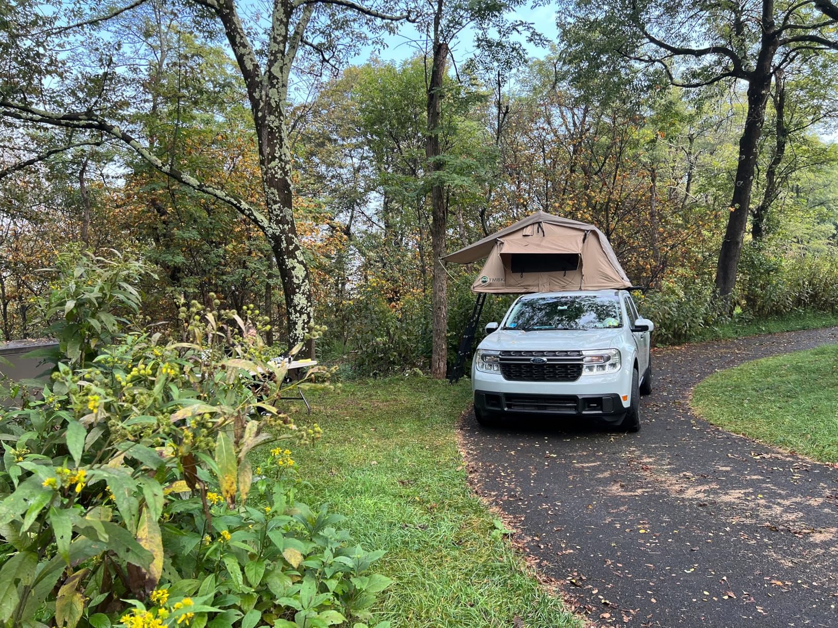 Soft Shell Rooftop Tent for SUV & Truck Camping, 3-Person - Overland Vehicle Systems TMBK - Universal Fitment with Rainfly & Ladder customer photo 2