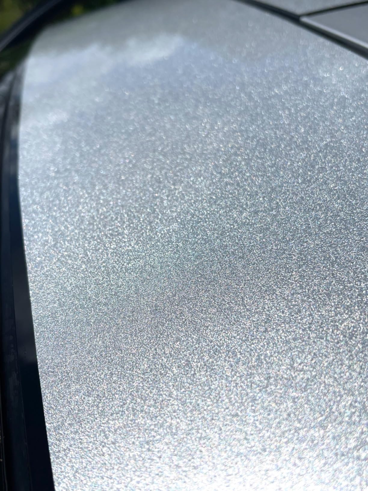 VViViD+ Ultra Gloss Silver Metallic Vinyl Car Wrap Premium Paint Replacement Film Roll with Nano Air Release Technology (1ft x 5ft) customer photo 2