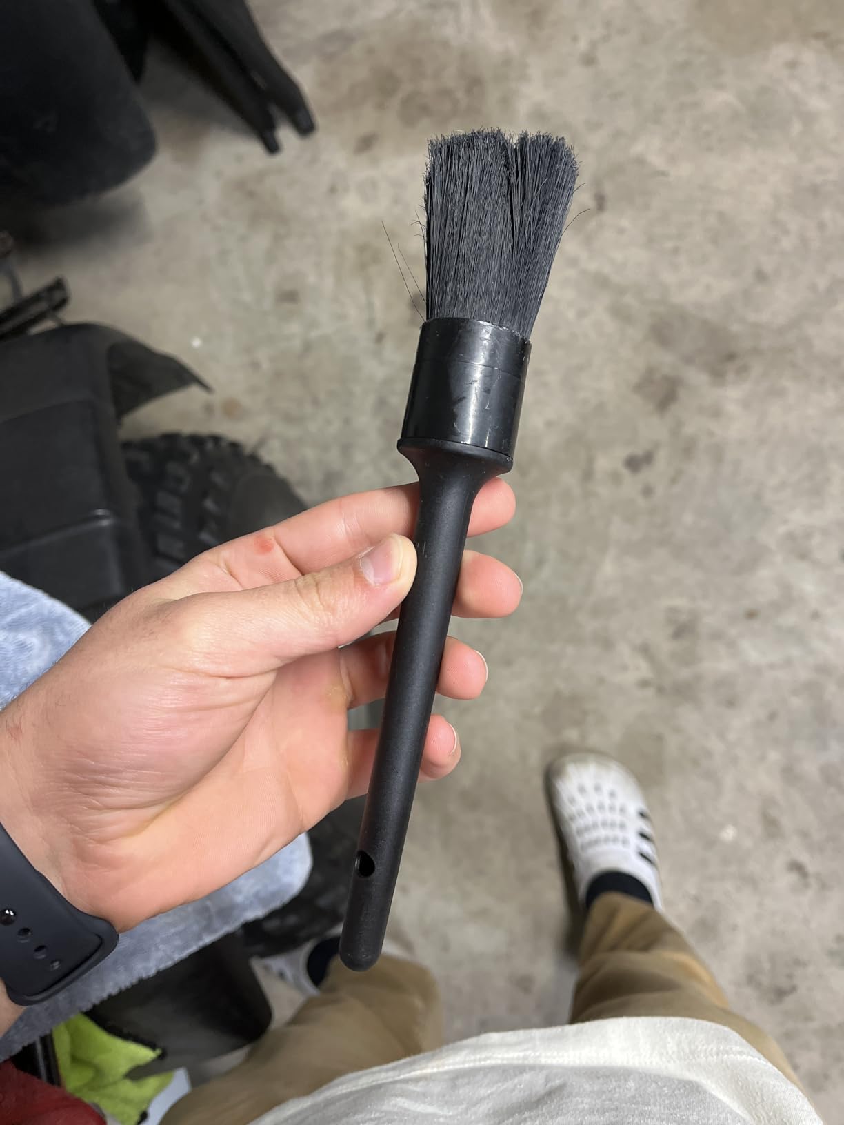 10pcs Auto Car Detailing Brush Set Car Interior Cleaning Kit Includes 5 Boar Hair Detail Brush,3 Wire Brush, 2 Air Vent Brush for Cleaning Car Interior Exterior, Dashboard Engines Leather Wheel customer photo 1