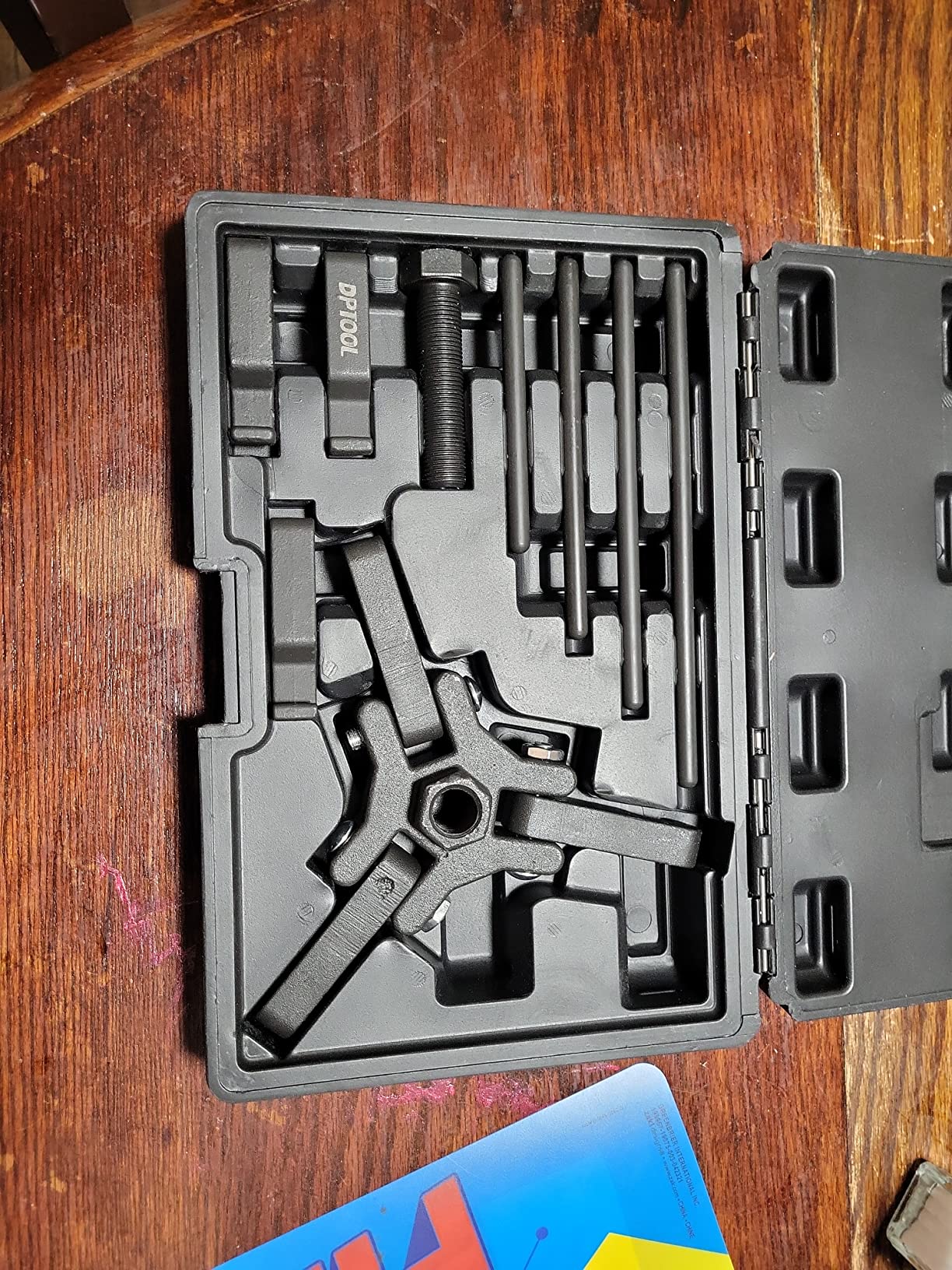 Harmonic Balancer Damper Pulley Remove Extractor Kit Compatible with Ford, GM, Chrysler, Cadillac, Chevy Trucks, Mitsubishi, Upgraded Version 3 Jaw Puller customer photo 2