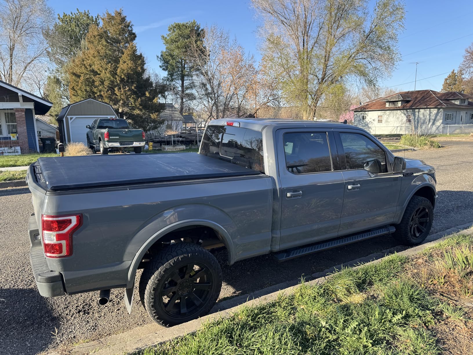 MOSTPLUS 5.5FT Roll-Up Soft Vinyl Truck Bed Tonneau Cover Compatible for 2009-2025 2026 Ford F150 F-150 Short Bed On Top (67Inch) customer photo 1