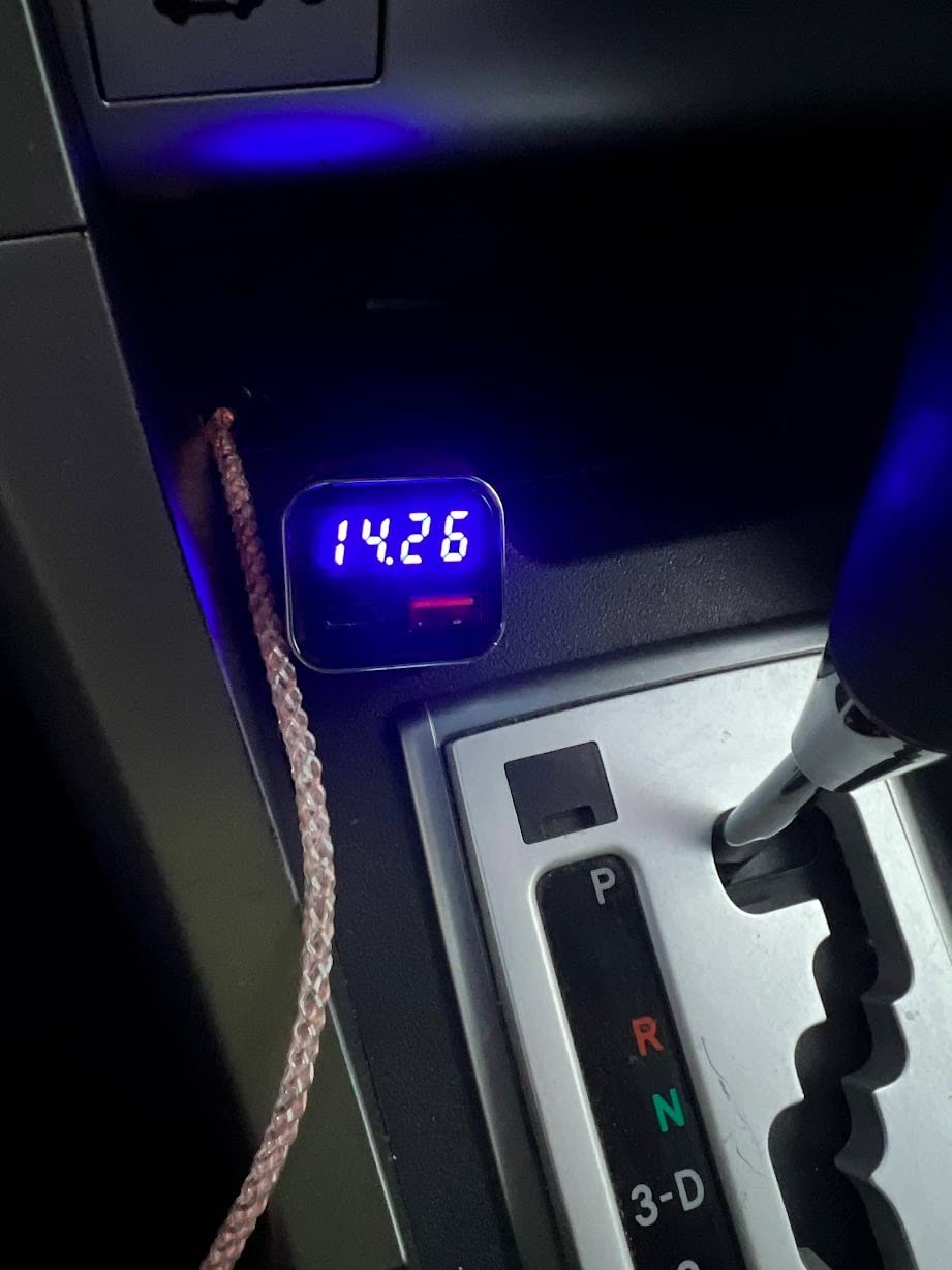 Alivation USB C Car Charger Adapter with Voltage Meter Battery Monitor, 30W Cigarette Lighter Type C Fast Charge Power Delivery & Quick Charge 3.0 with LED Display Compatible With iPhone 15 Galaxy S23 customer photo 1