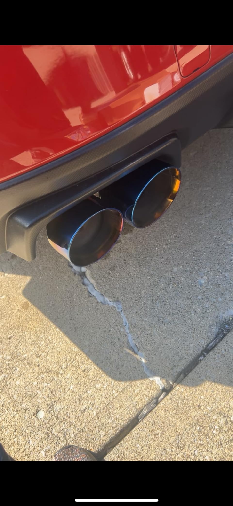 Replacement For 2015-2021 Subaru WRX STi STAINLESS STEEL POLISHED SILVER Muffler Axle Back 4