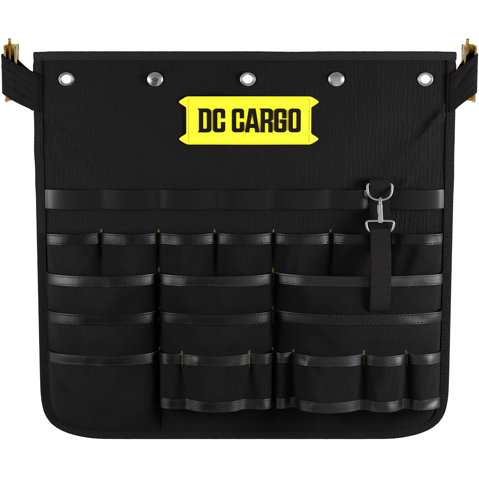 DC Cargo Mall E Track Hanging Pocket Tool Organizer - 21 Assorted-Size Pockets and Loops, E-Track Accessories for Enclosed Trailer, Workshop, & Garage customer photo 1