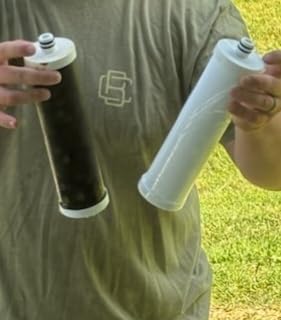 FRIZZLIFE RV Water Filter-NSF/ANSI 53&42 Certified Inline Hose Filter for RV-0.5 Micron High Water Pressure, Reduce Chlorine, Lead, Heavy Metals, Odors - for Marine, Camper, Garden, MV99 customer photo 2