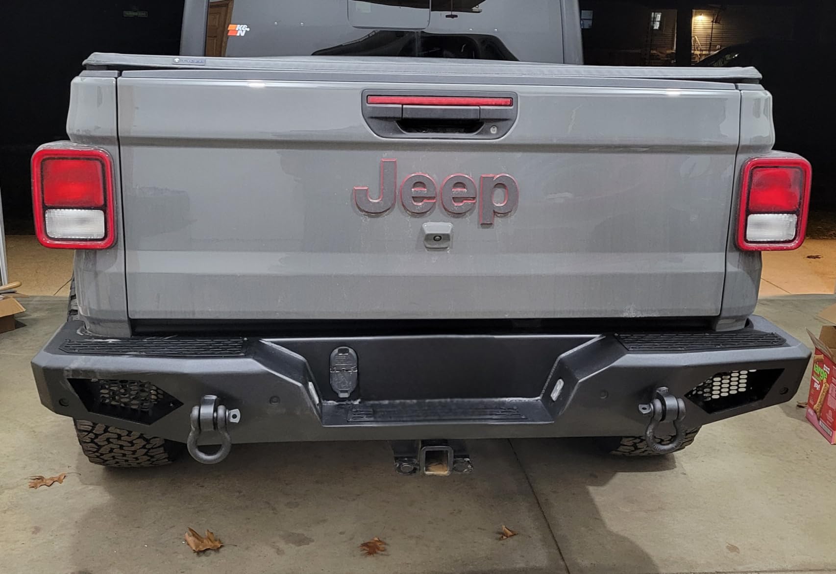 Rough Country Heavy Duty Rear Bumper w/LEDs for 2020-2024 Gladiator - 10646 customer photo 1