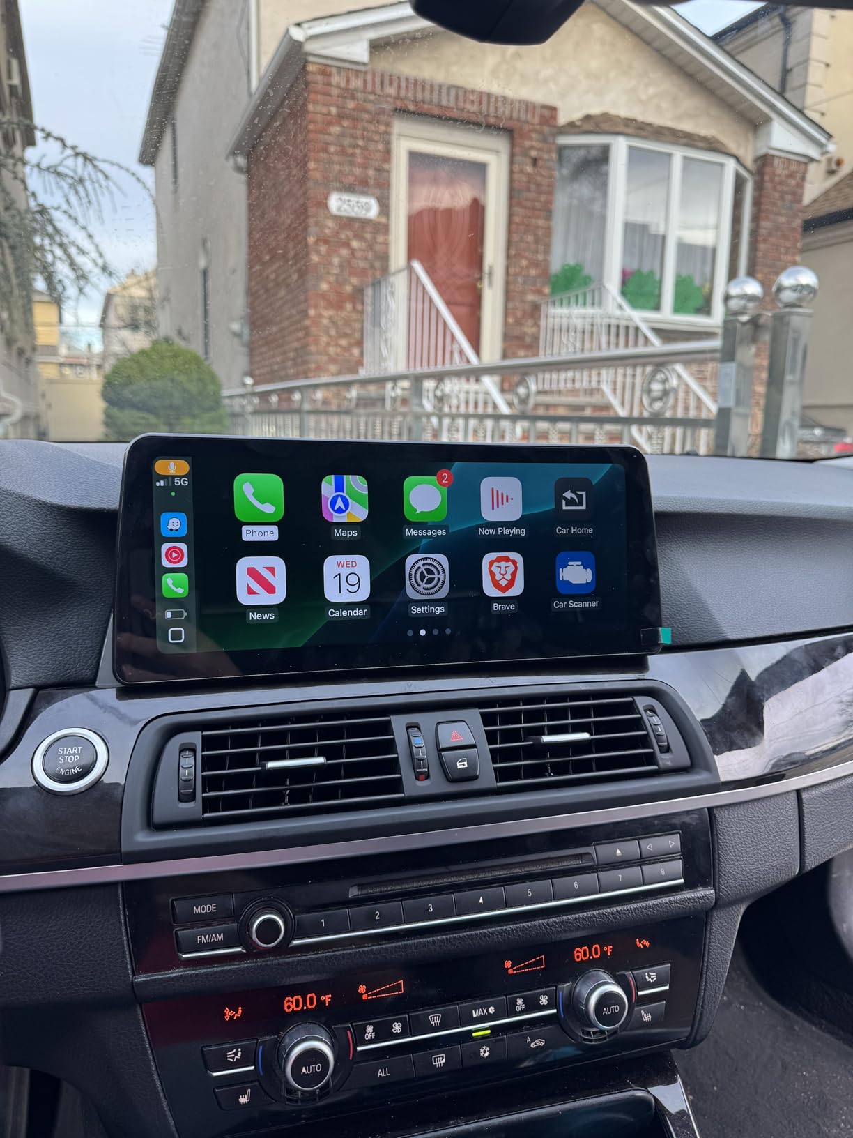 PEMP 12.3 Inch Ultra-Thin Linux Screen for BMW 2013-2017 5 Series F10 F11 NBT, Support iOS 26 CarPlay Retrofit Android Auto Mirror Link Car Radio Bluetooth Video Player customer photo 1